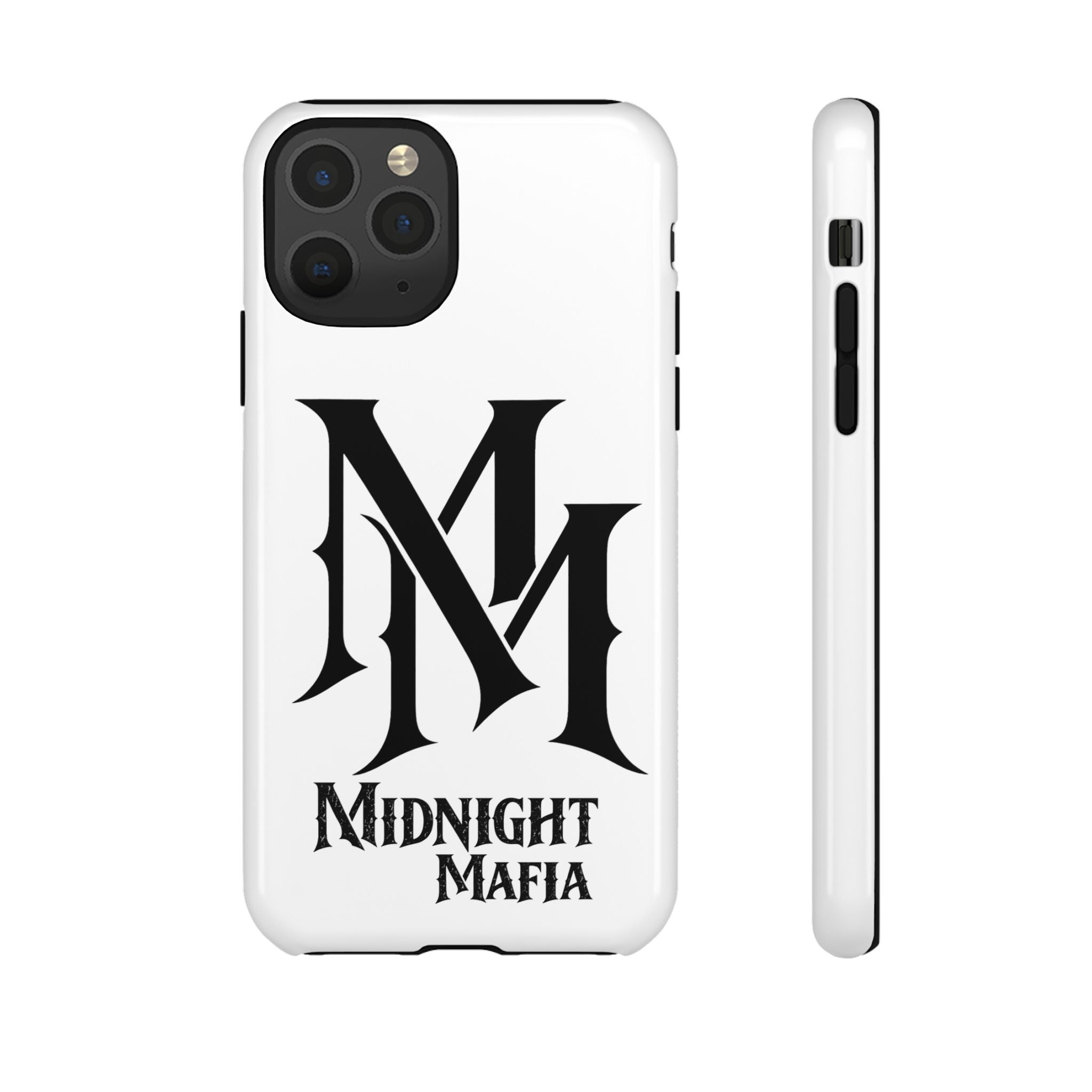 Midnight Mafia Phone Case — "MM" Monogram Protective iPhone Cover
