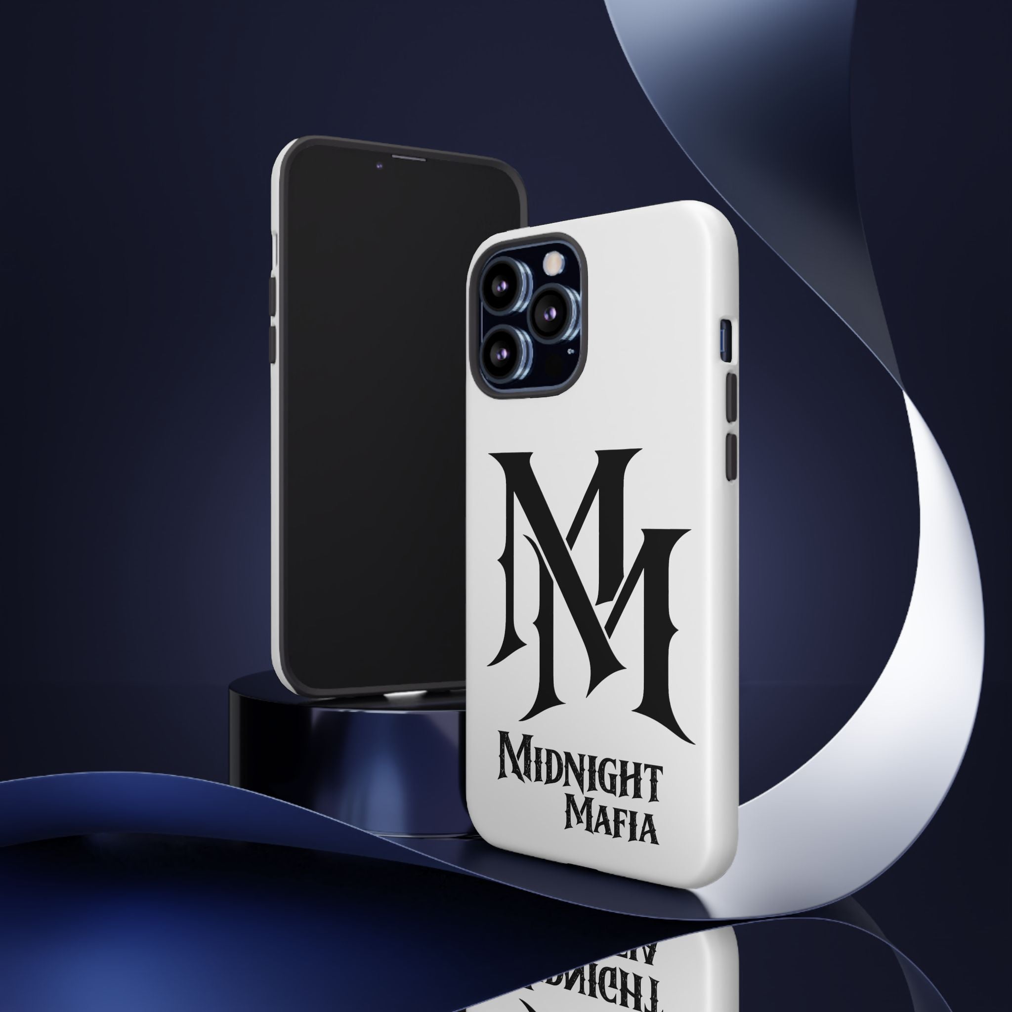 Midnight Mafia Phone Case — "MM" Monogram Protective iPhone Cover