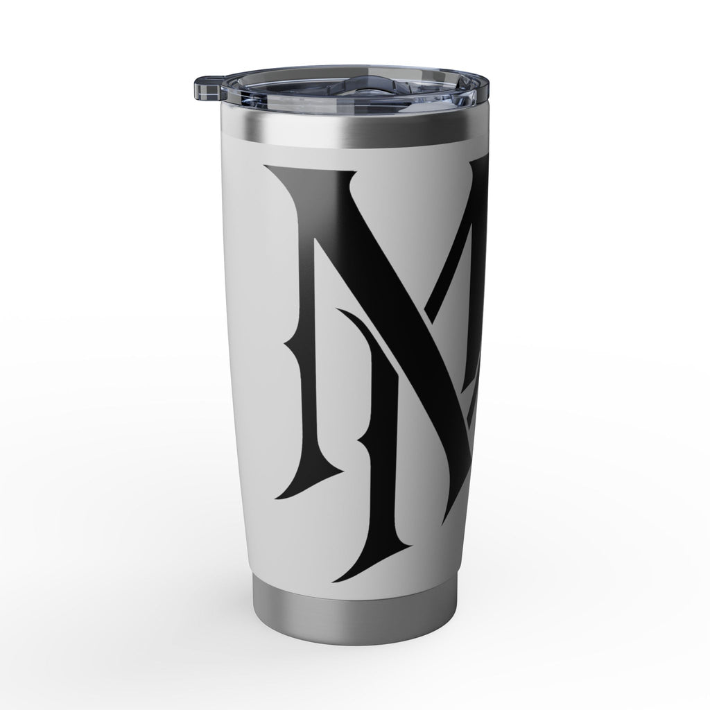 Midnight Mafia 20oz Stainless Tumbler — Insulated Travel Cup with Bold 'MM' Logo