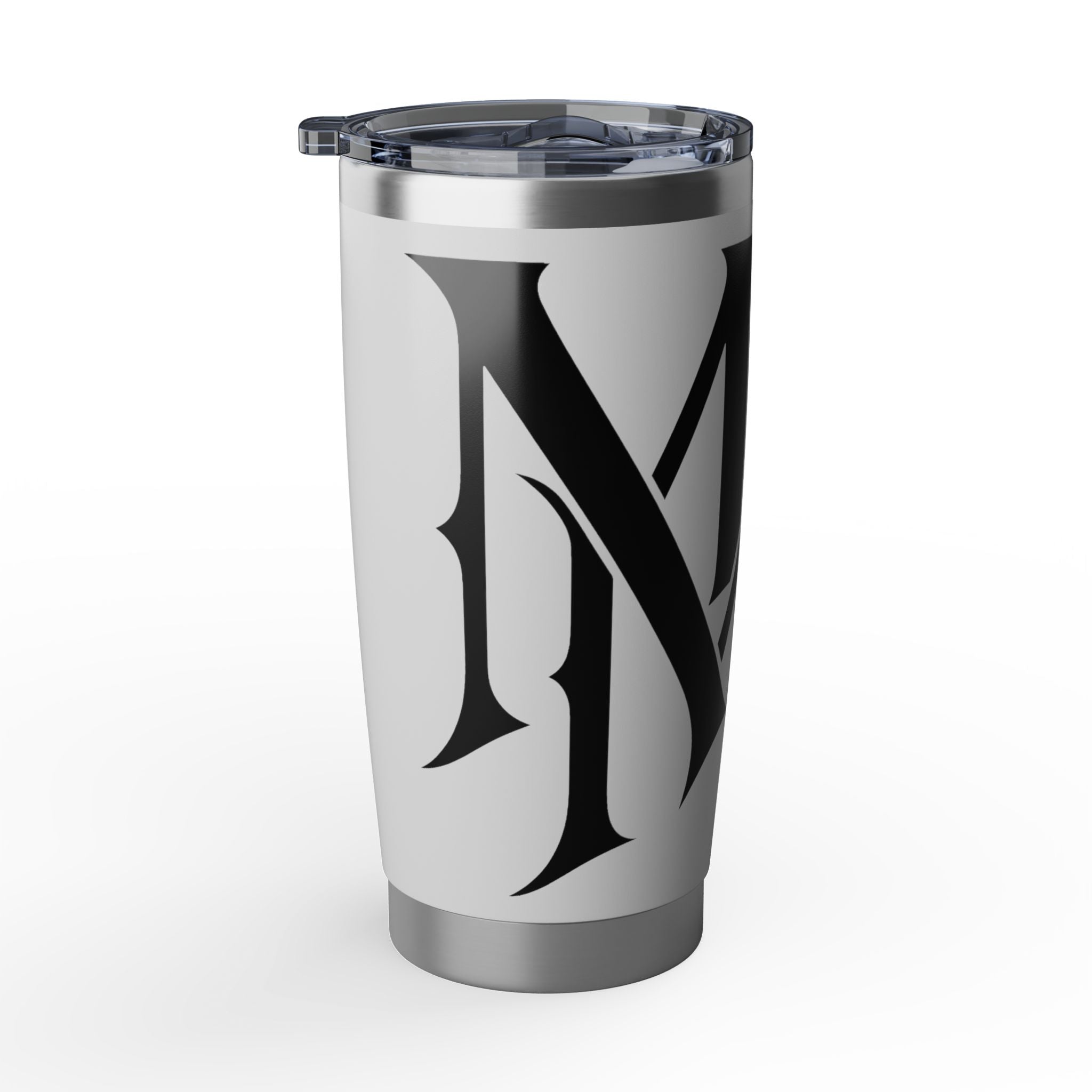 Midnight Mafia 20oz Stainless Tumbler — Insulated Travel Cup with Bold 'MM' Logo