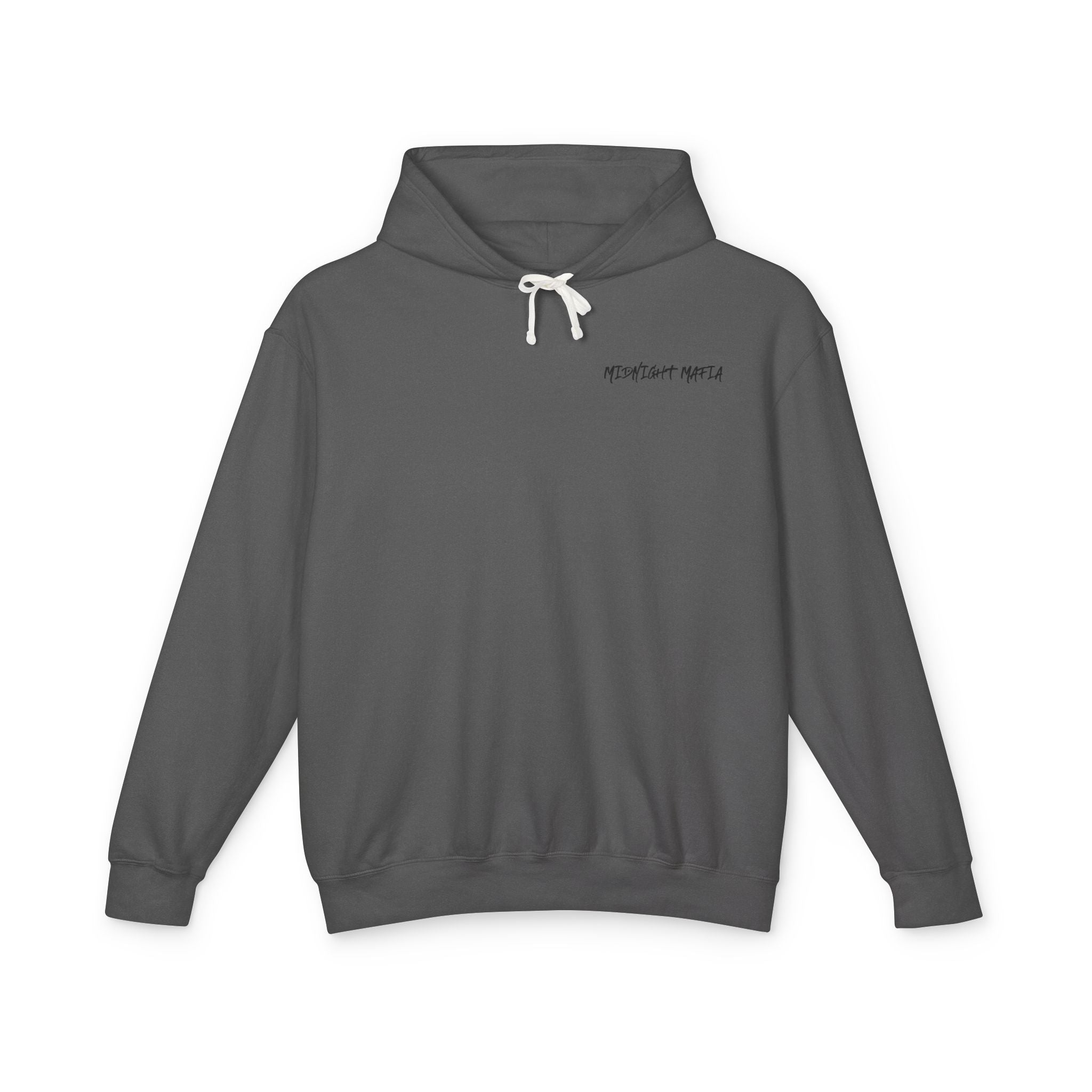 Midnight Mafia Hoodie — Vintage Piston Logo Lightweight Hooded Sweatshirt
