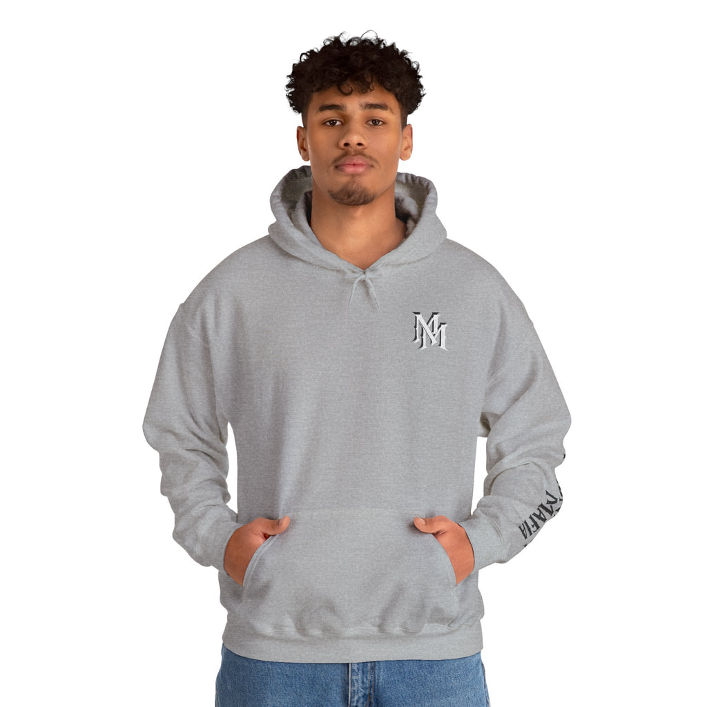 Hoodie — Monogram Midnight Mafia “MM” Logo Pullover W/Midnight Mafia Sleeve