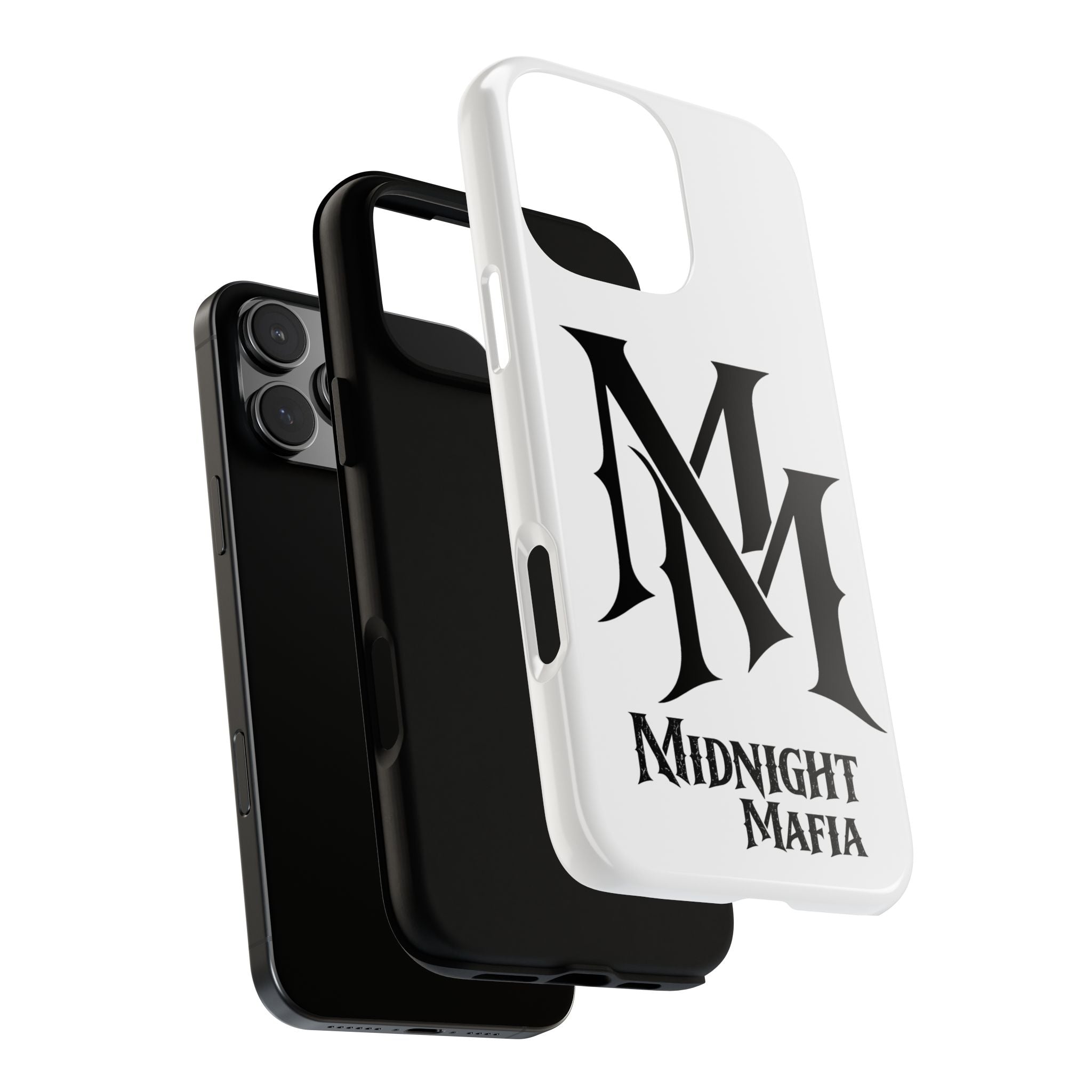 Midnight Mafia Phone Case — "MM" Monogram Protective iPhone Cover