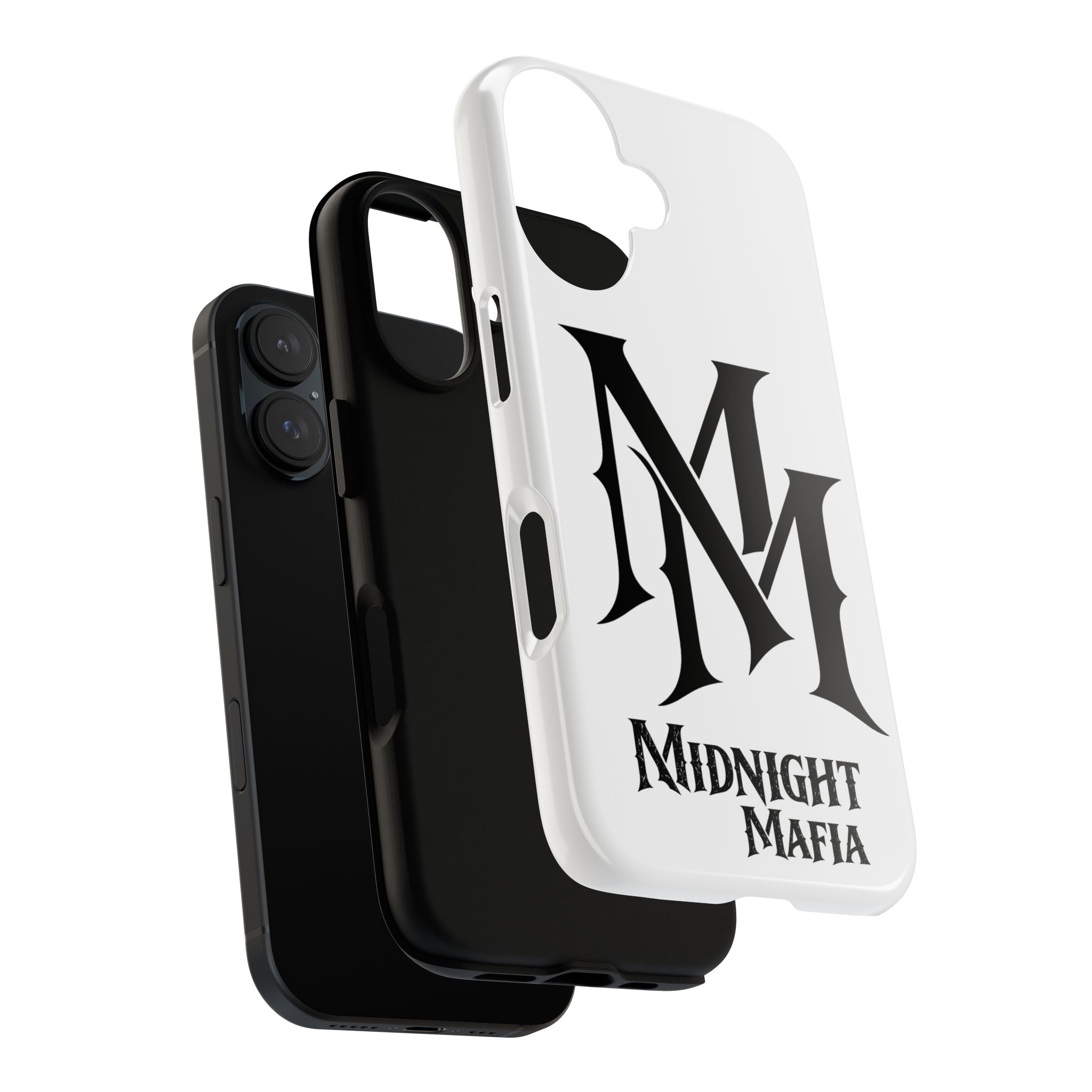 Midnight Mafia Phone Case — "MM" Monogram Protective iPhone Cover