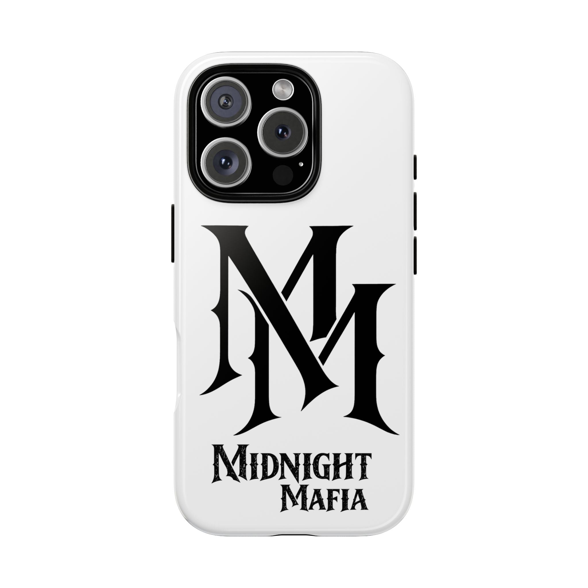 Midnight Mafia Phone Case — "MM" Monogram Protective iPhone Cover