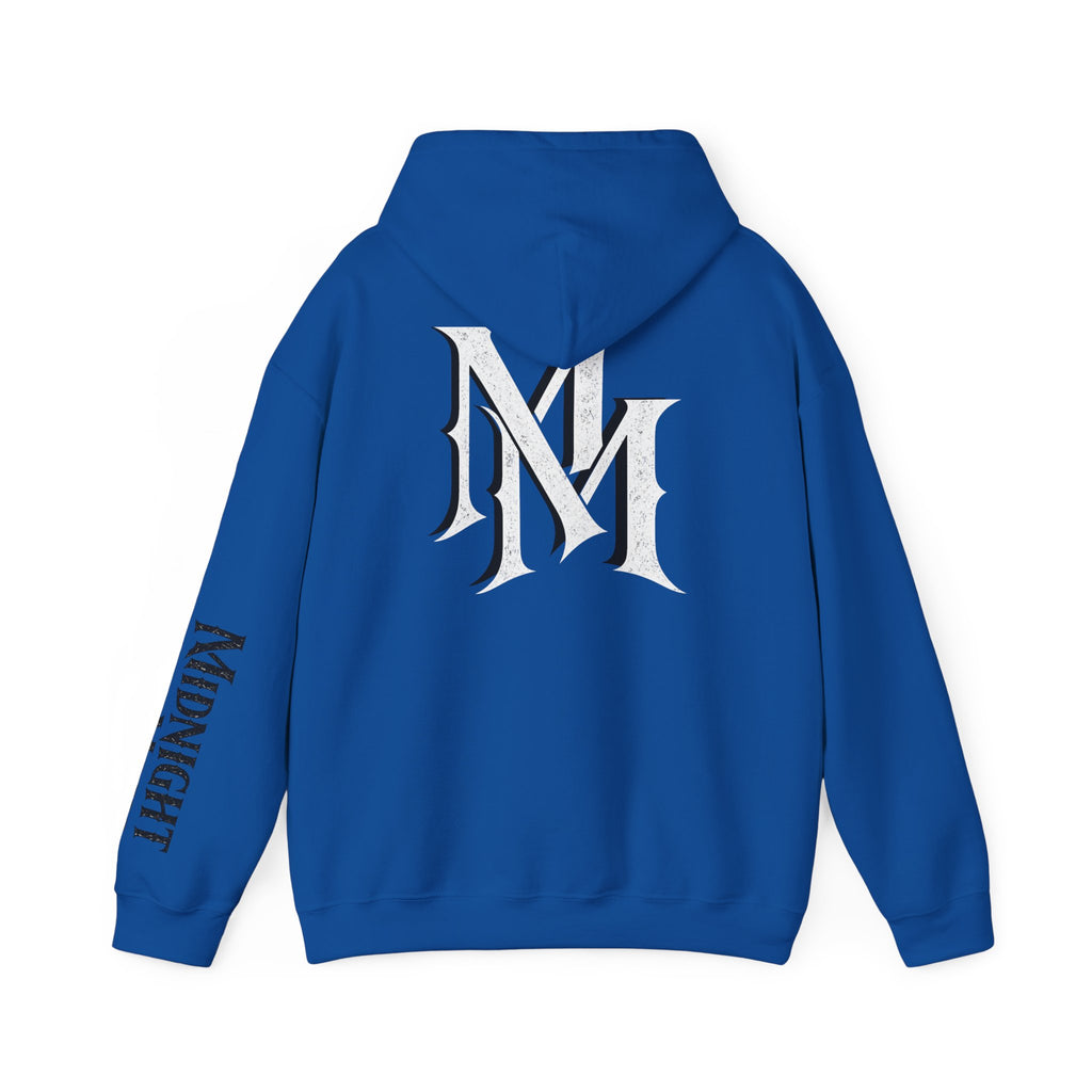 Hoodie — Monogram Midnight Mafia “MM” Logo Pullover W/Midnight Mafia Sleeve