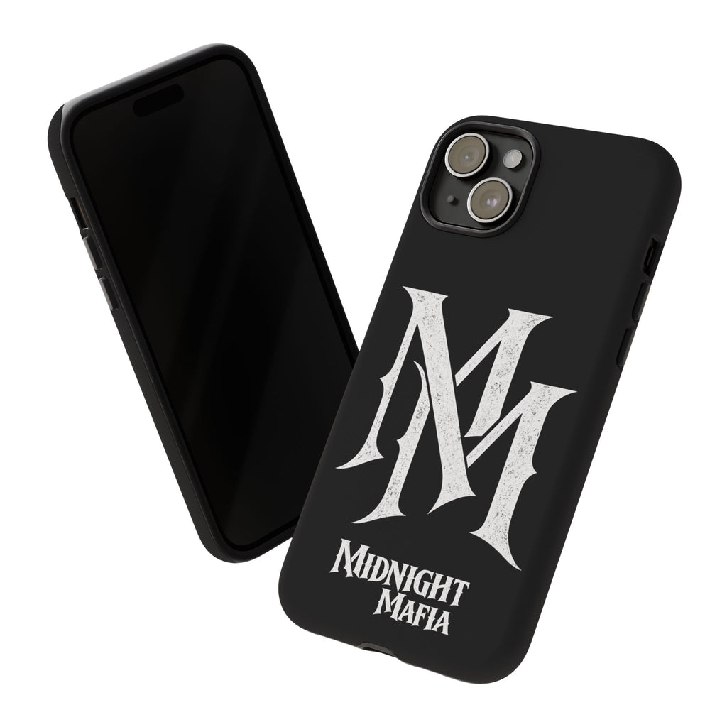 Midnight Mafia Phone Case - Black Protective iPhone Cover with MM Logo