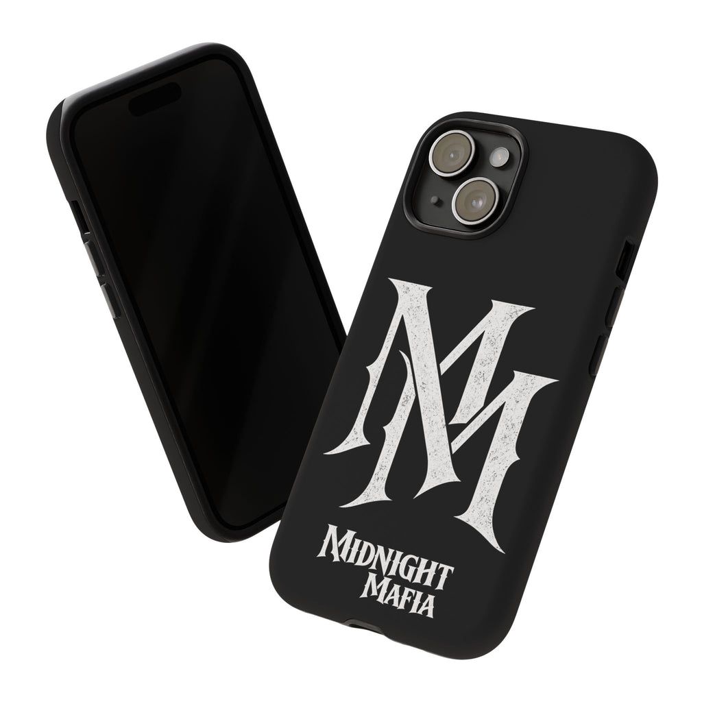 Midnight Mafia Phone Case - Black Protective iPhone Cover with MM Logo