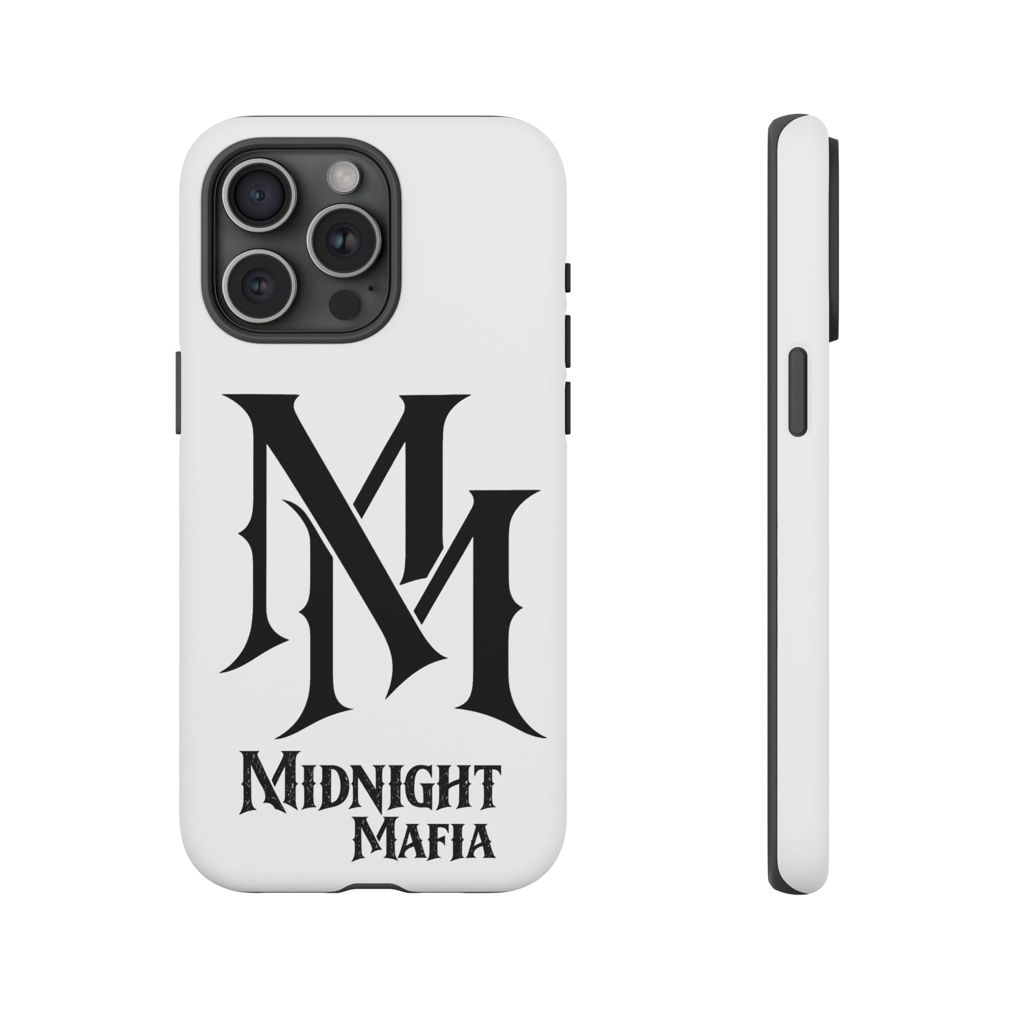 Midnight Mafia Phone Case — "MM" Monogram Protective iPhone Cover