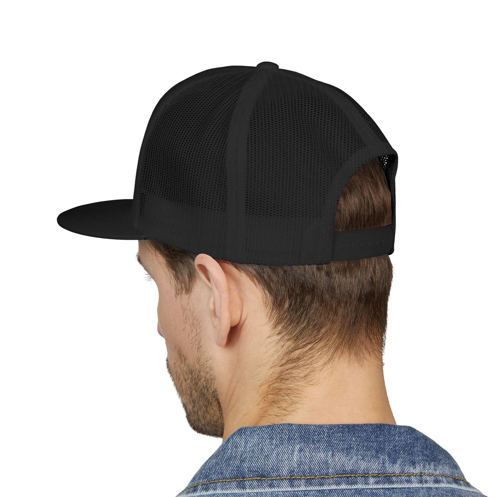 Embroidered "MM" Monogram Trucker Cap