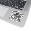 Midnight Mafia Kiss-Cut Sticker — Vintage Mafia Hat Graphic