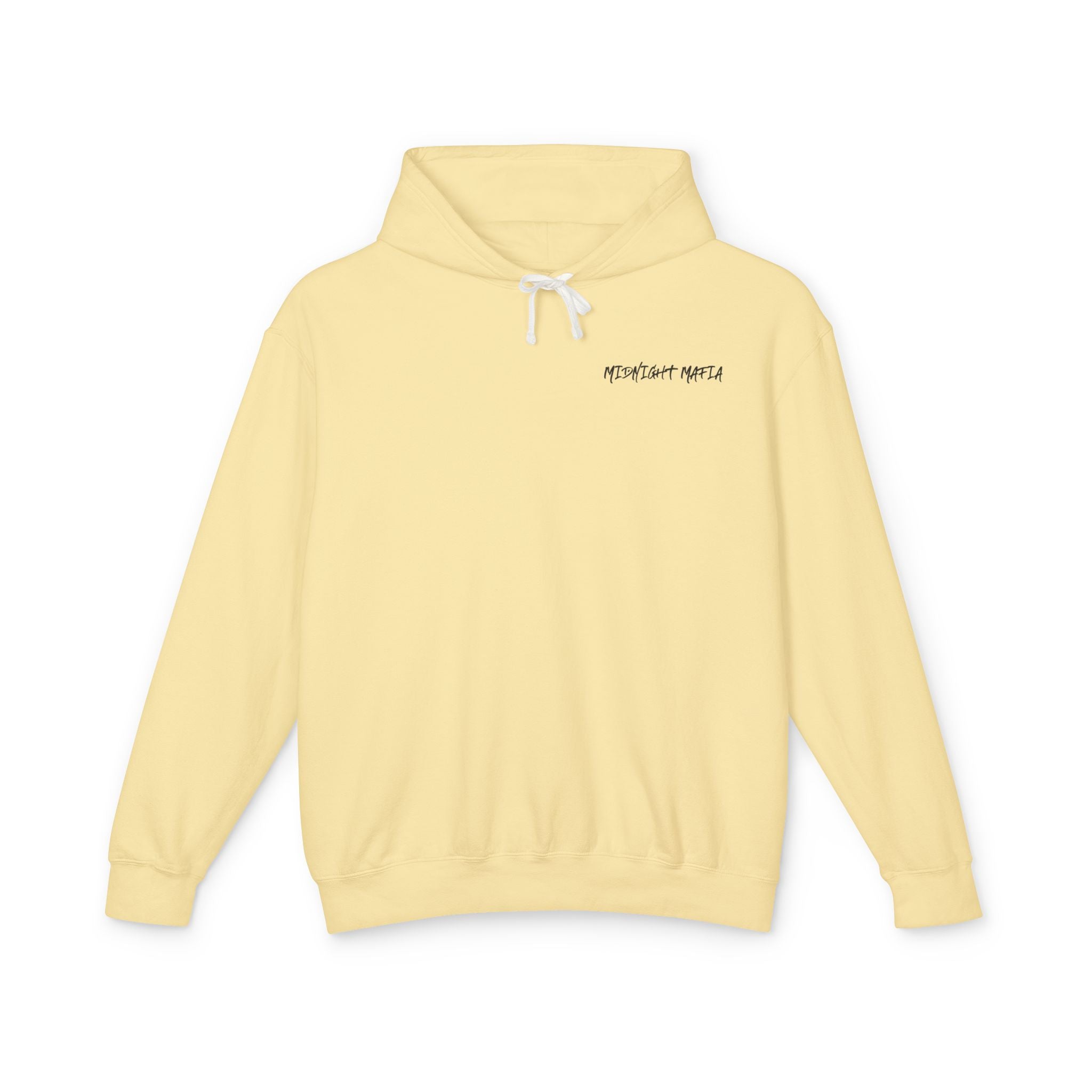 Midnight Mafia Hoodie — Vintage Piston Logo Lightweight Hooded Sweatshirt