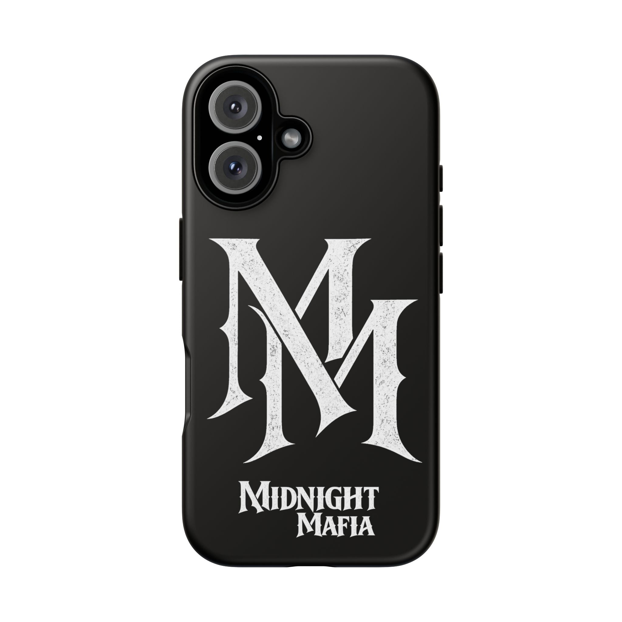 Midnight Mafia Phone Case - Black Protective iPhone Cover with MM Logo