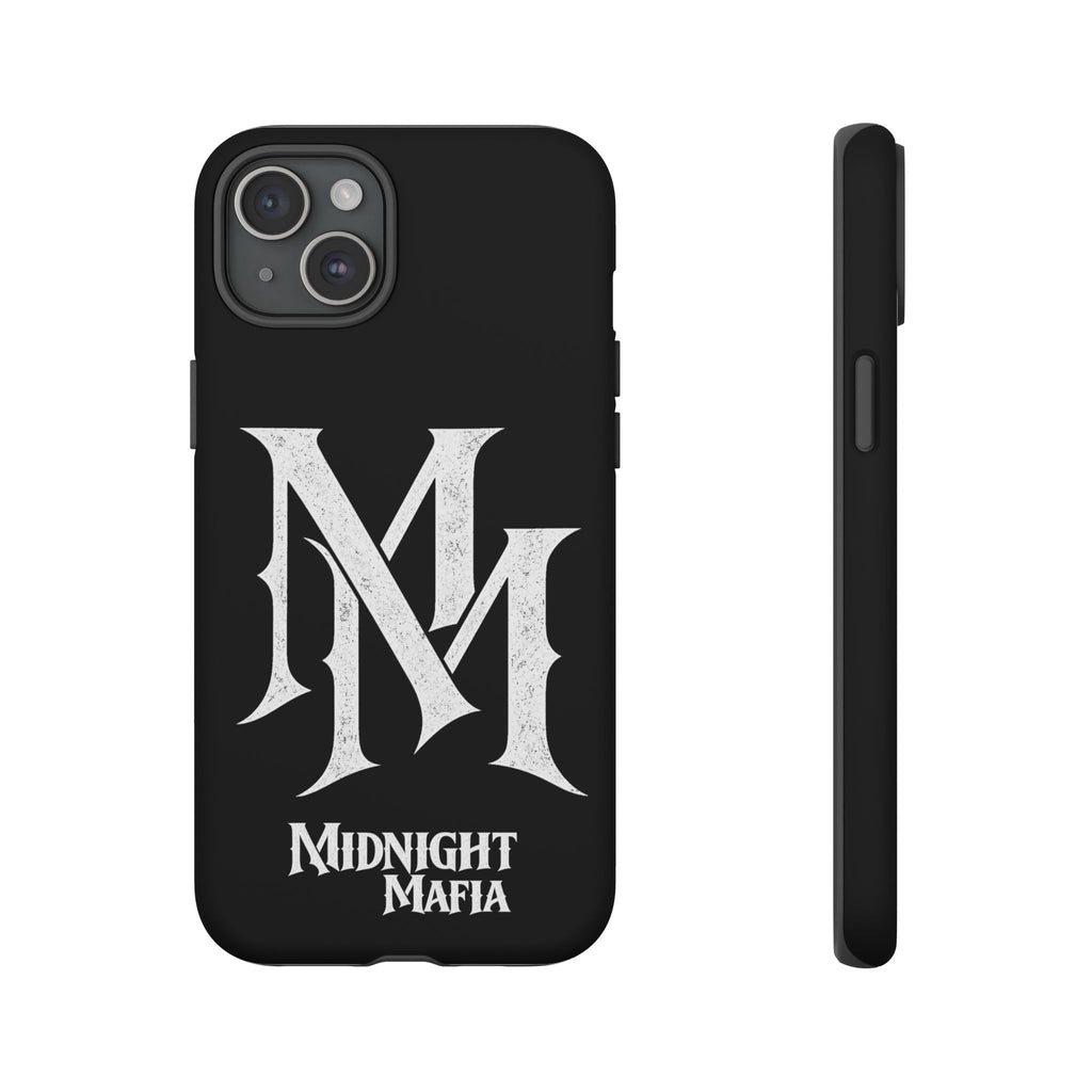 Midnight Mafia Phone Case - Black Protective iPhone Cover with MM Logo