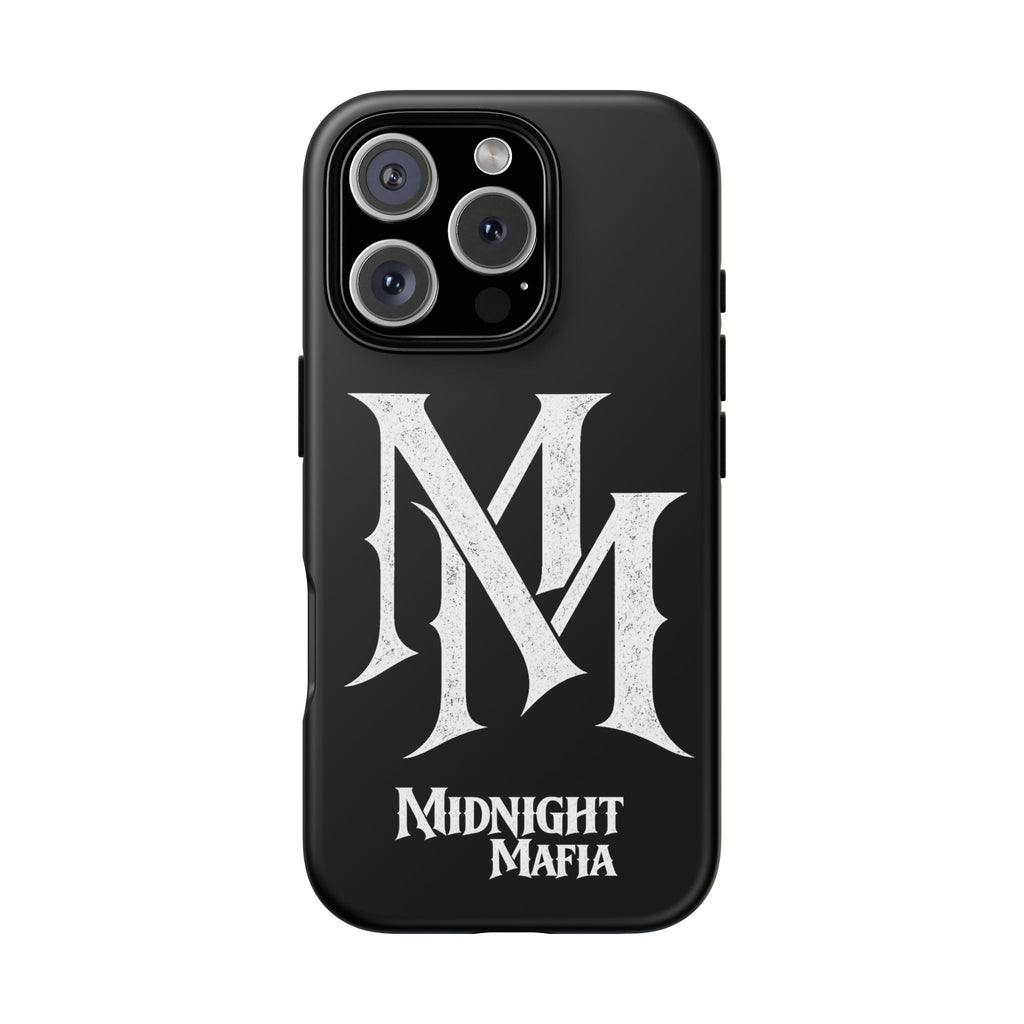 Midnight Mafia Phone Case - Black Protective iPhone Cover with MM Logo