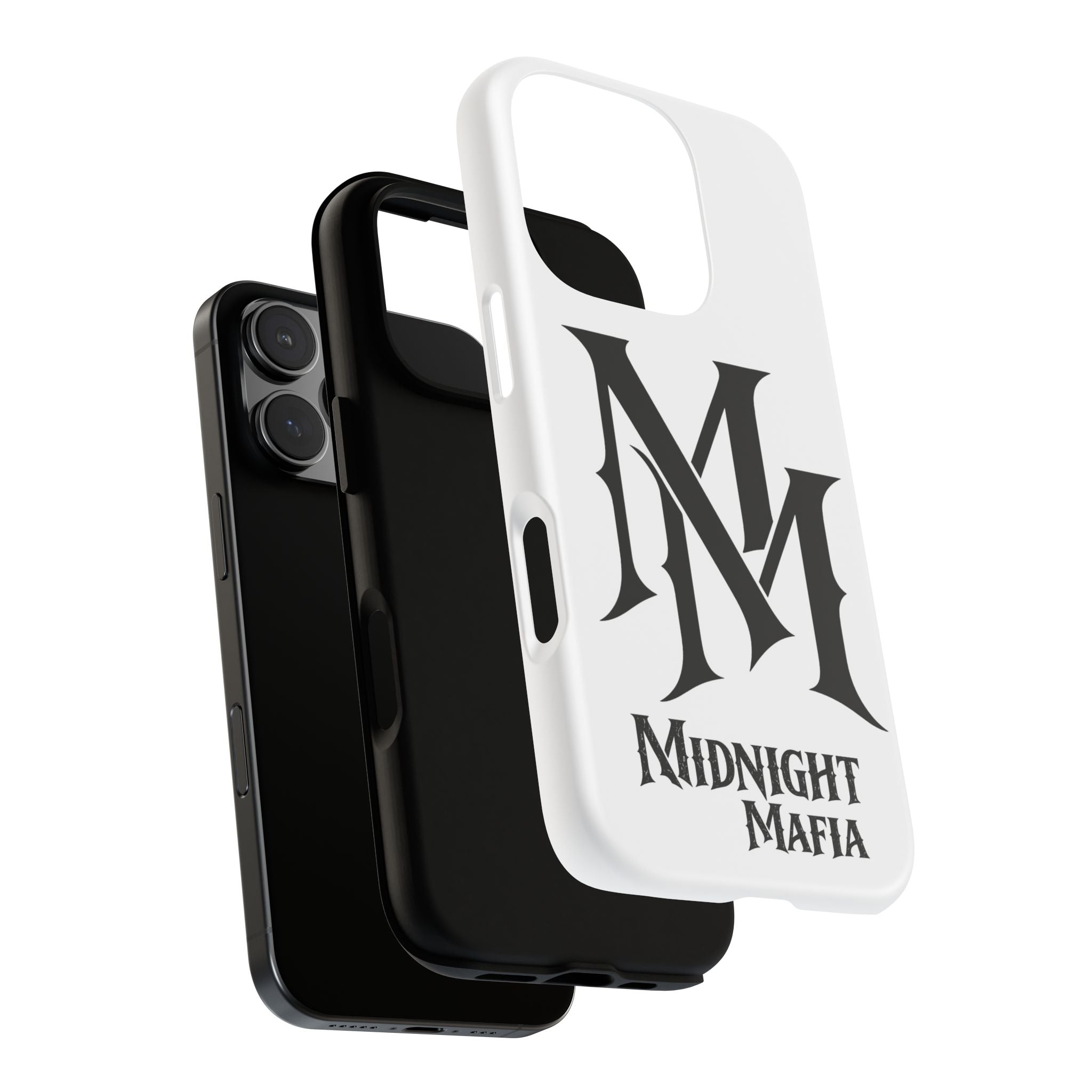 Midnight Mafia Phone Case — "MM" Monogram Protective iPhone Cover