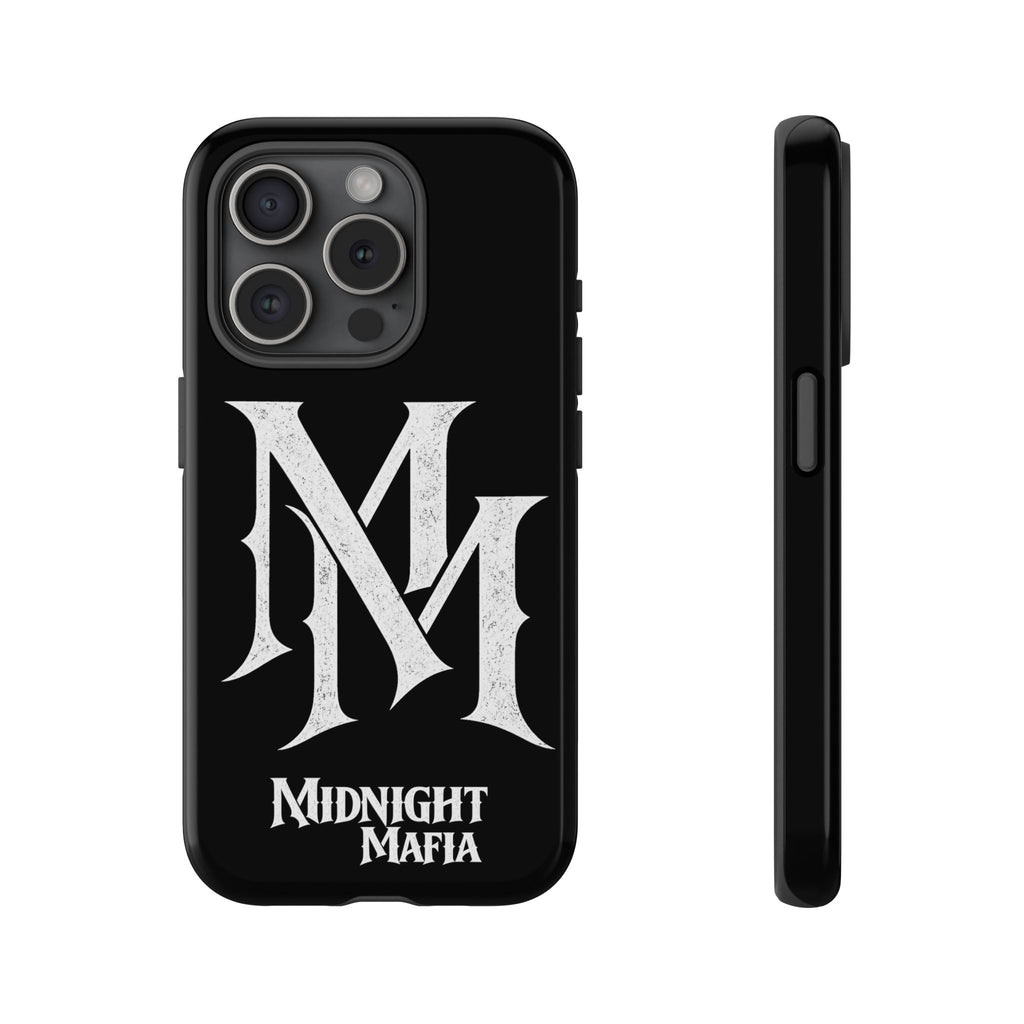 Midnight Mafia Phone Case - Black Protective iPhone Cover with MM Logo