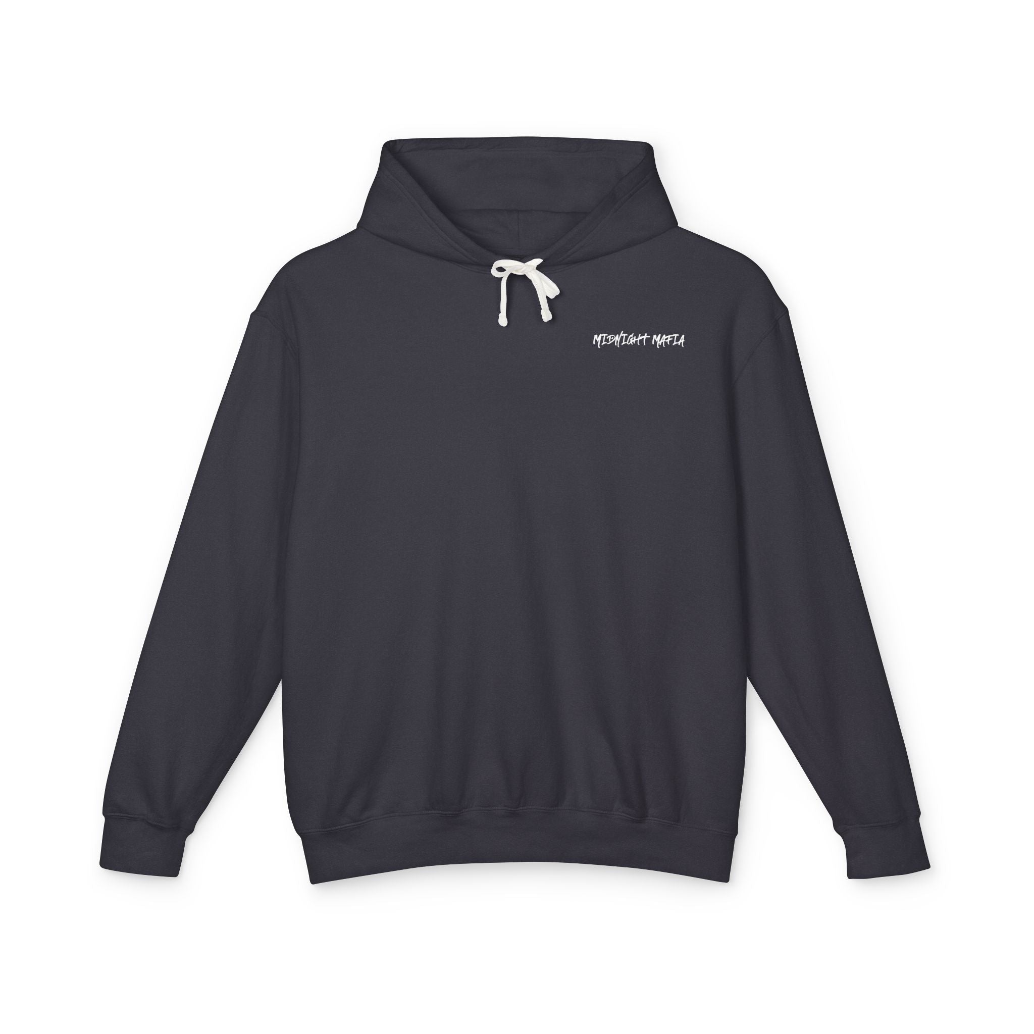 Midnight Mafia Hoodie — Vintage Piston Logo Lightweight Hooded Sweatshirt