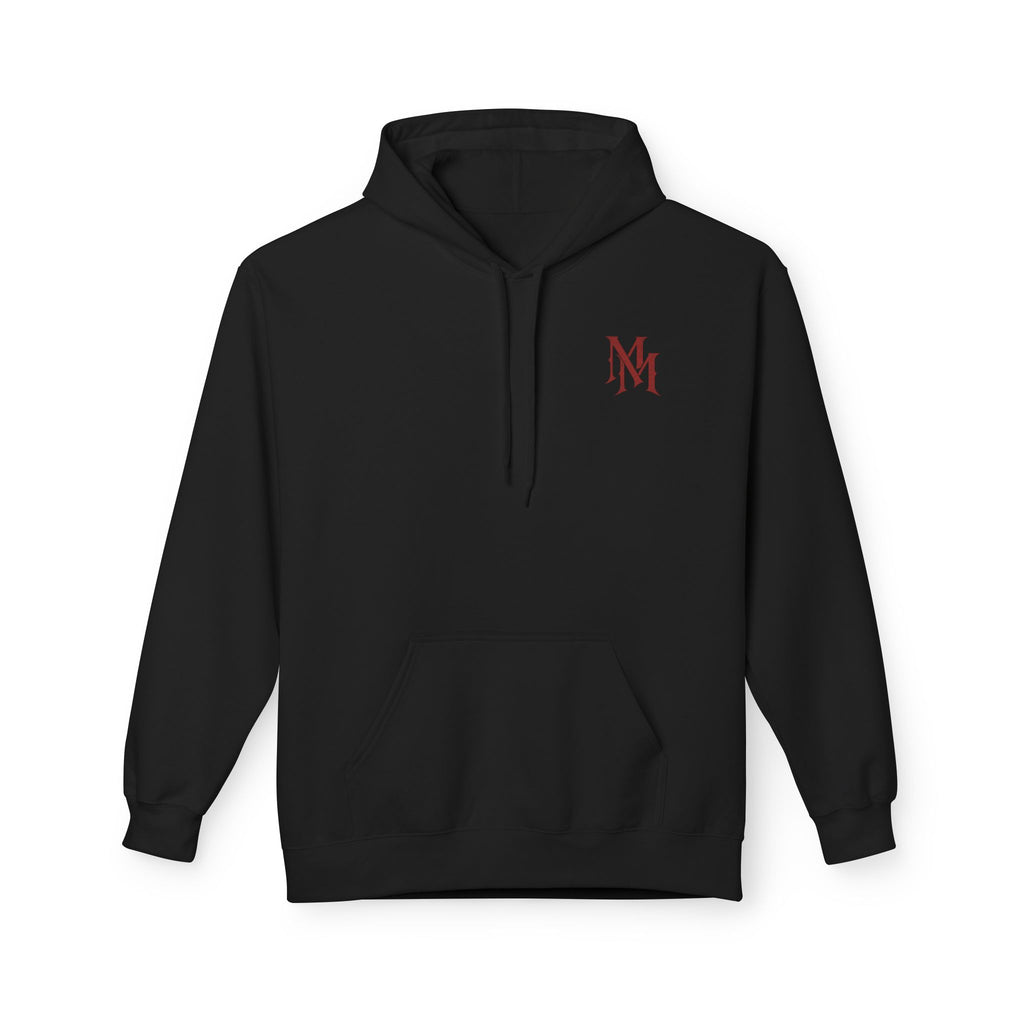 No Plate No Case Hoodie – Bold Distressed Logo Pullover