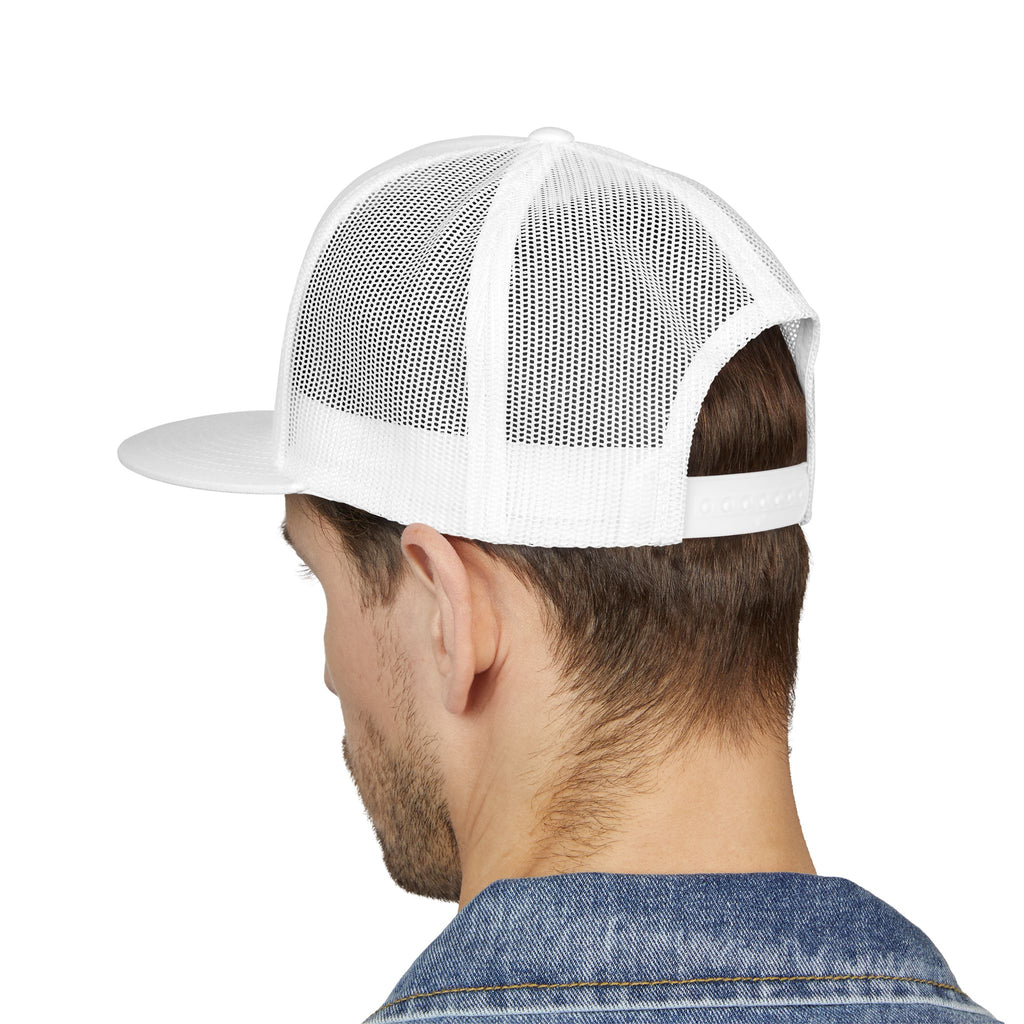 Monogram 'MM' Embroidered Trucker Cap — Classic Vintage Logo Snapback
