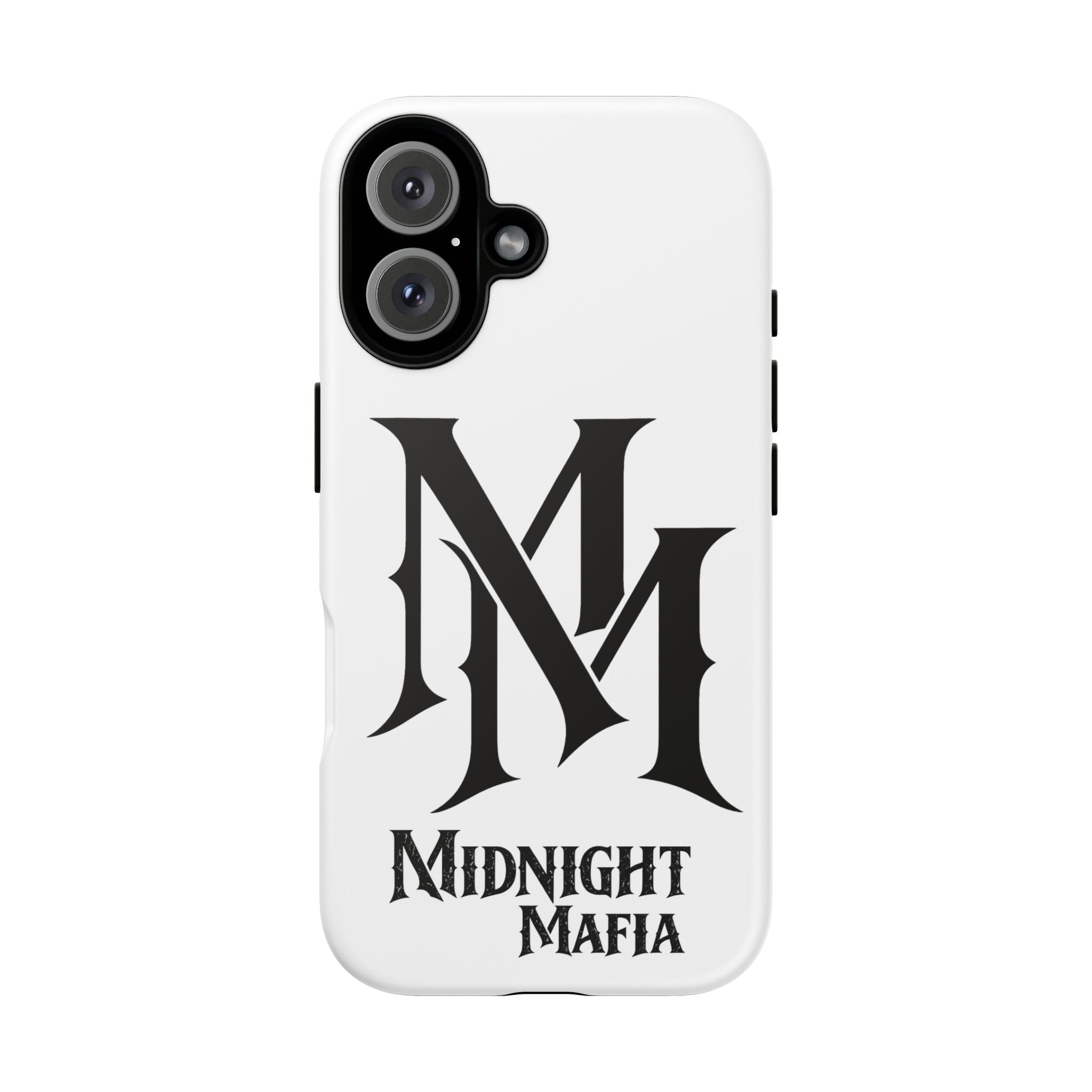 Midnight Mafia Phone Case — "MM" Monogram Protective iPhone Cover