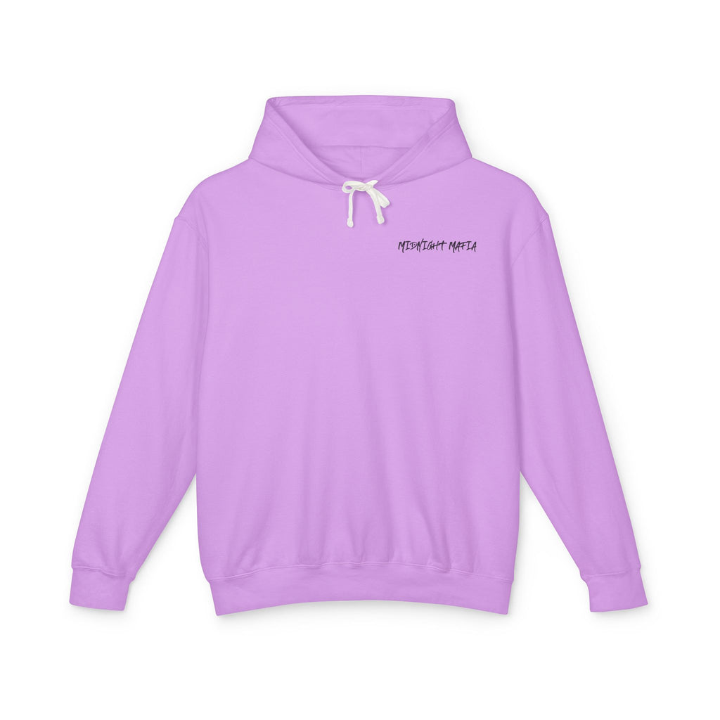 Midnight Mafia Hoodie — Vintage Piston Logo Lightweight Hooded Sweatshirt