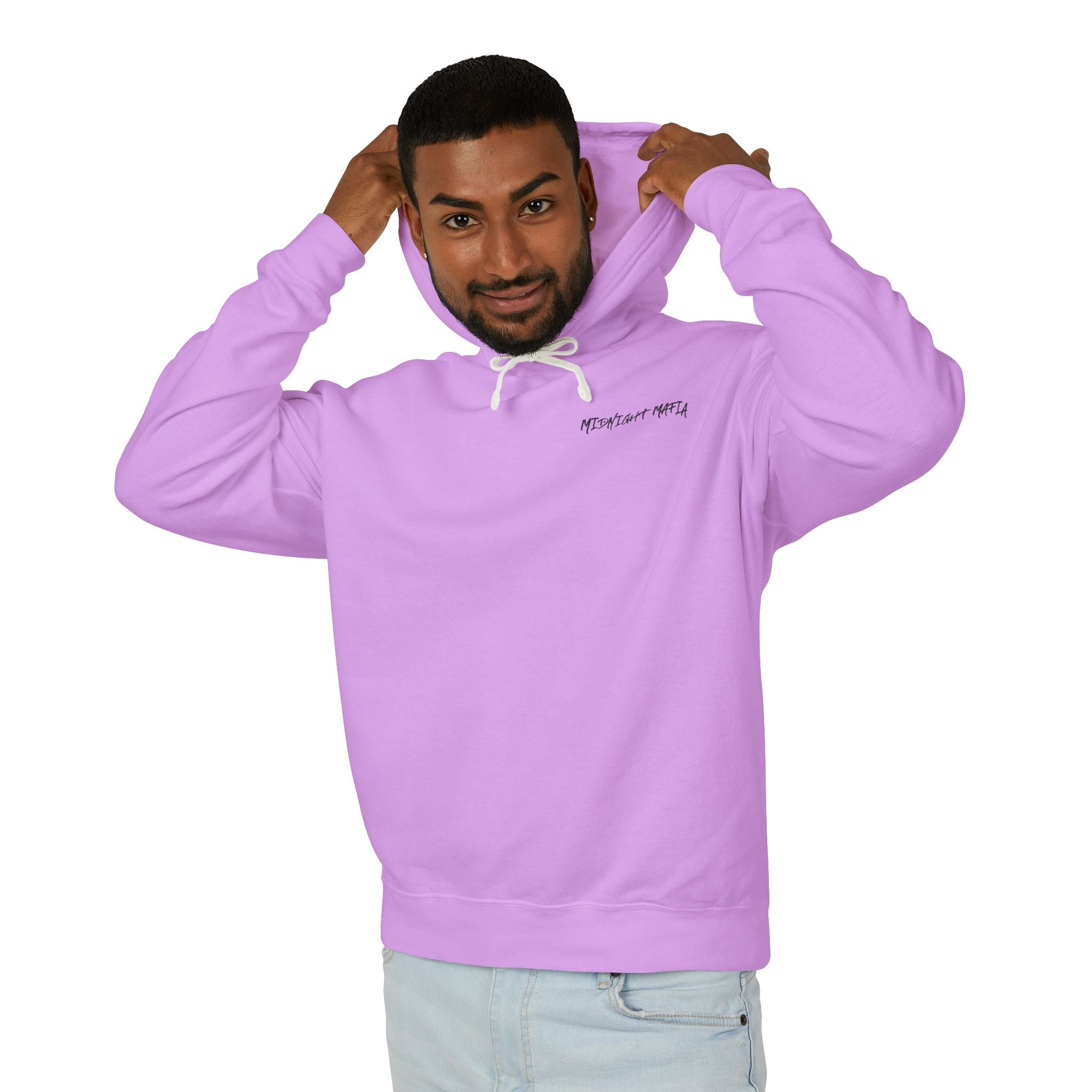 Midnight Mafia Hoodie — Vintage Piston Logo Lightweight Hooded Sweatshirt