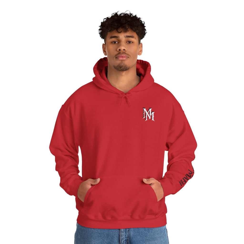 Hoodie — Monogram Midnight Mafia “MM” Logo Pullover W/Midnight Mafia Sleeve