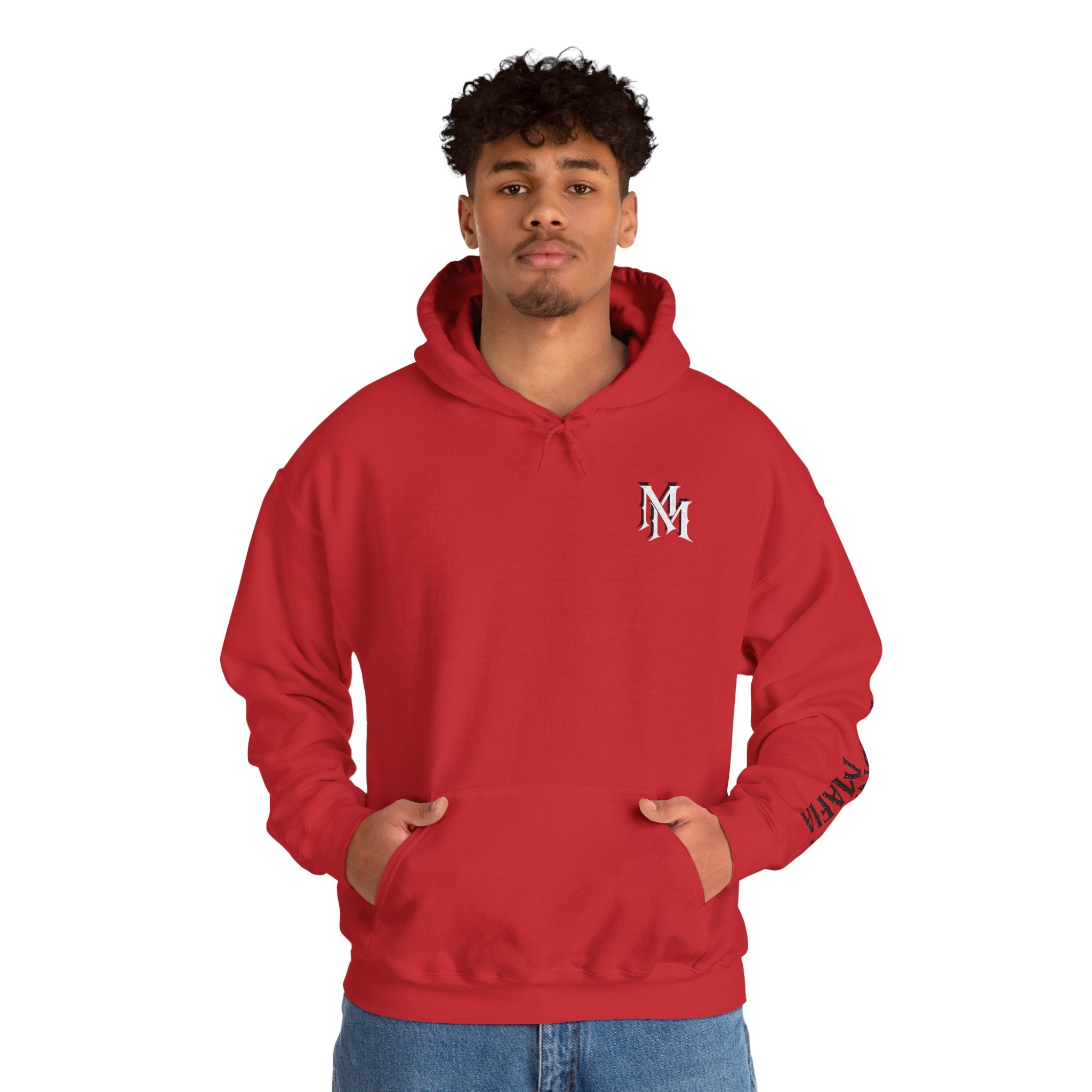 Hoodie — Monogram Midnight Mafia “MM” Logo Pullover W/Midnight Mafia Sleeve
