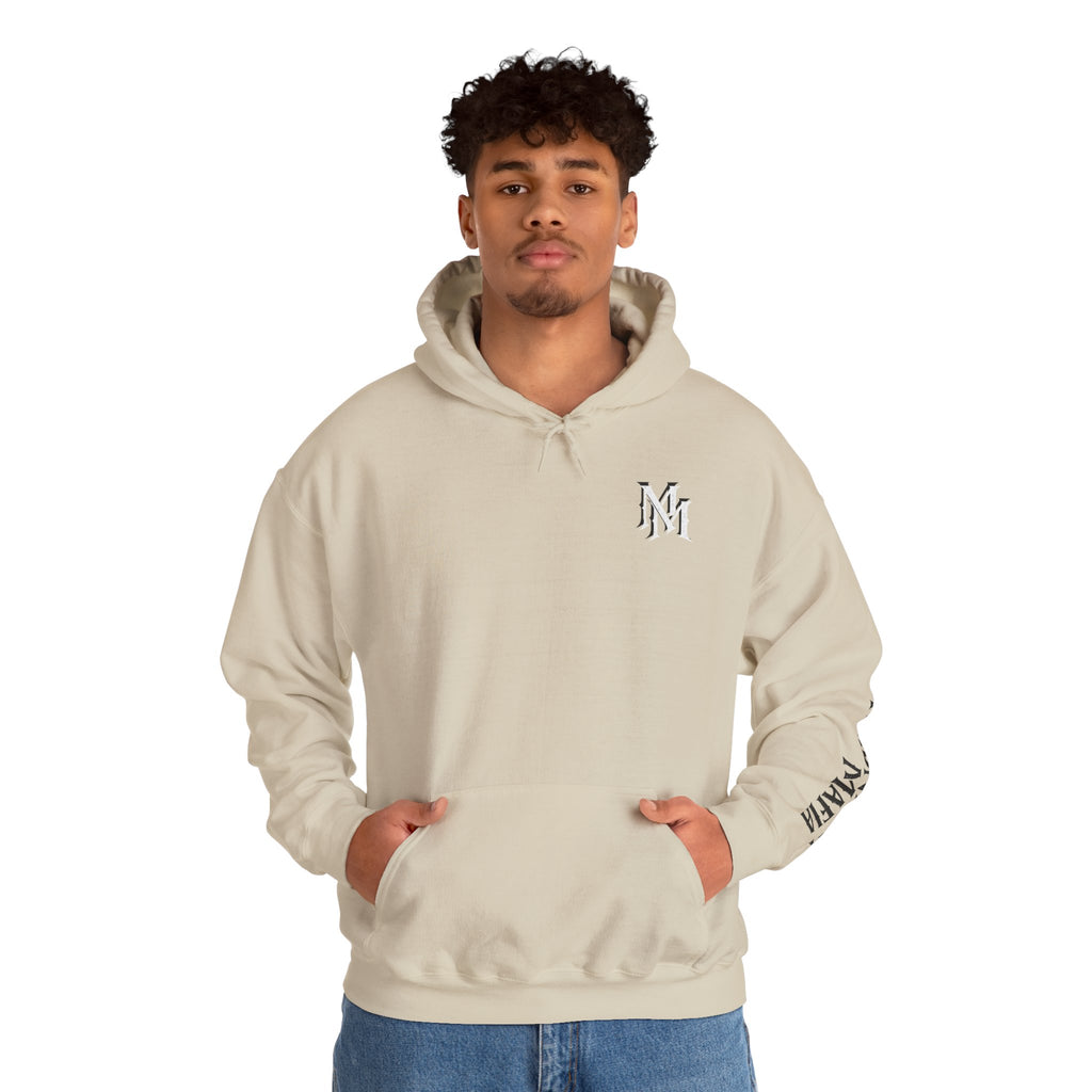 Hoodie — Monogram Midnight Mafia “MM” Logo Pullover W/Midnight Mafia Sleeve