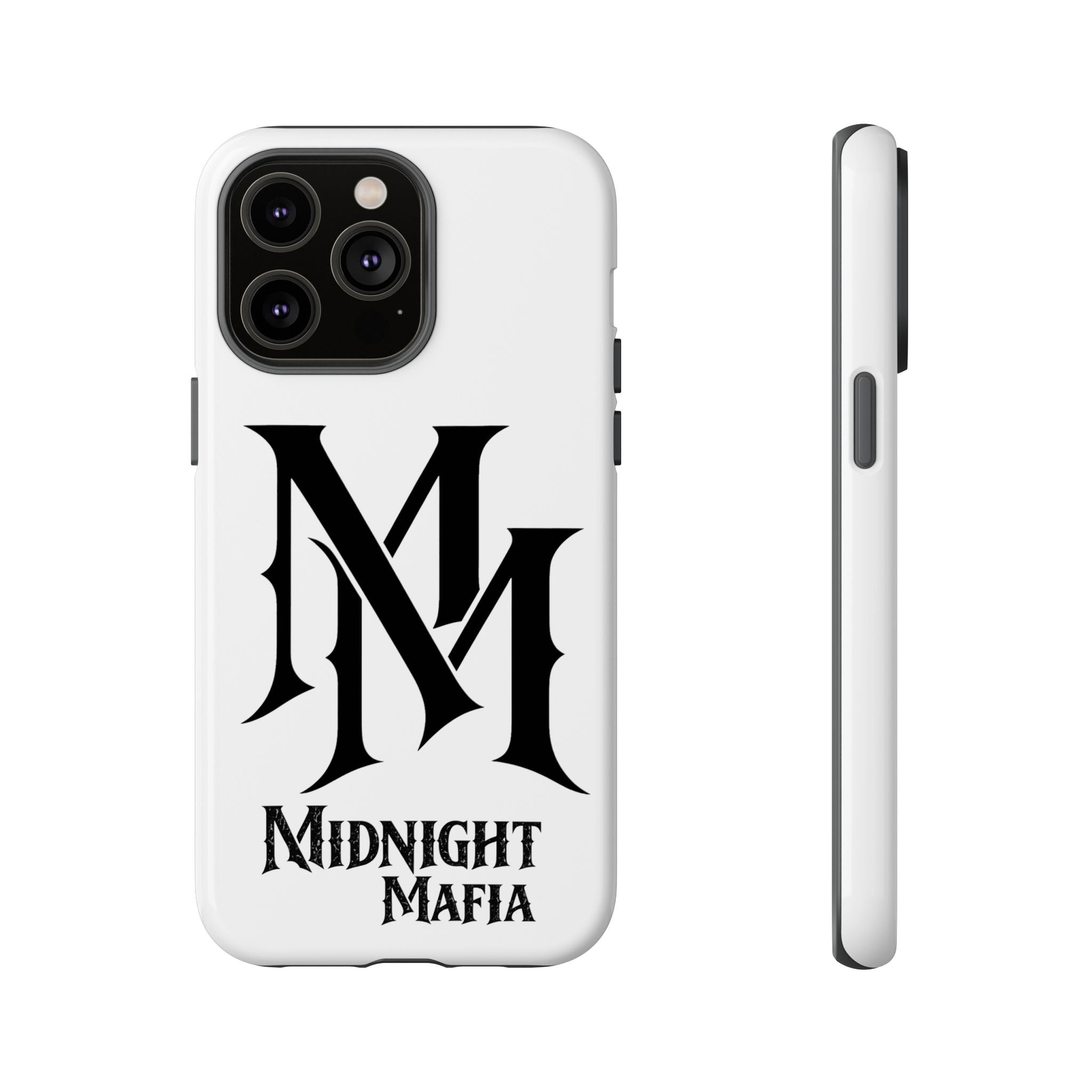 Midnight Mafia Phone Case — "MM" Monogram Protective iPhone Cover