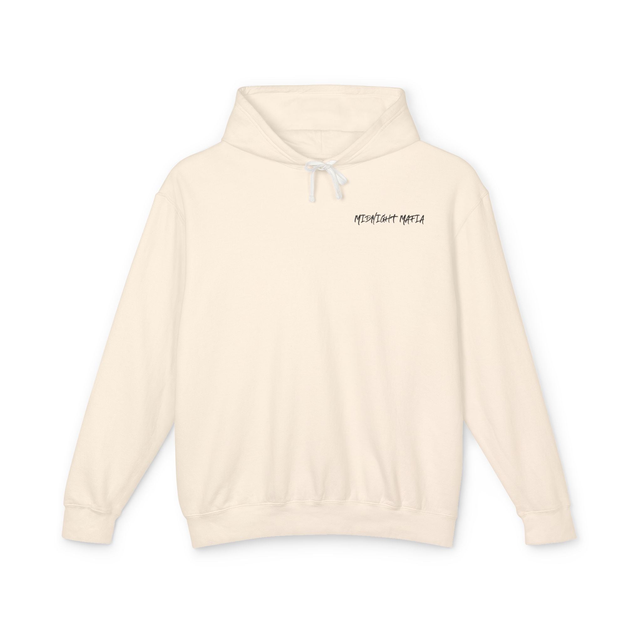 Midnight Mafia Hoodie — Vintage Piston Logo Lightweight Hooded Sweatshirt