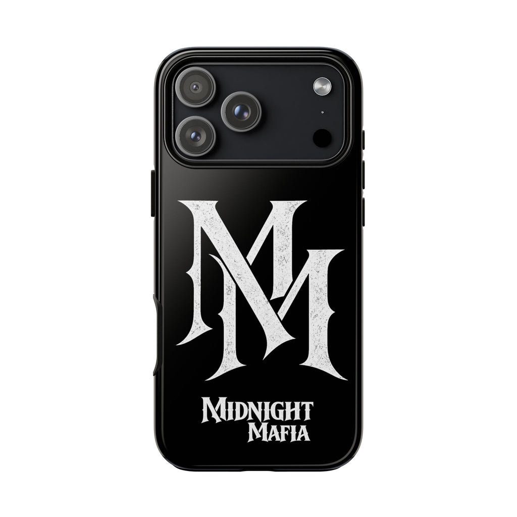 Midnight Mafia Phone Case - Black Protective iPhone Cover with MM Logo