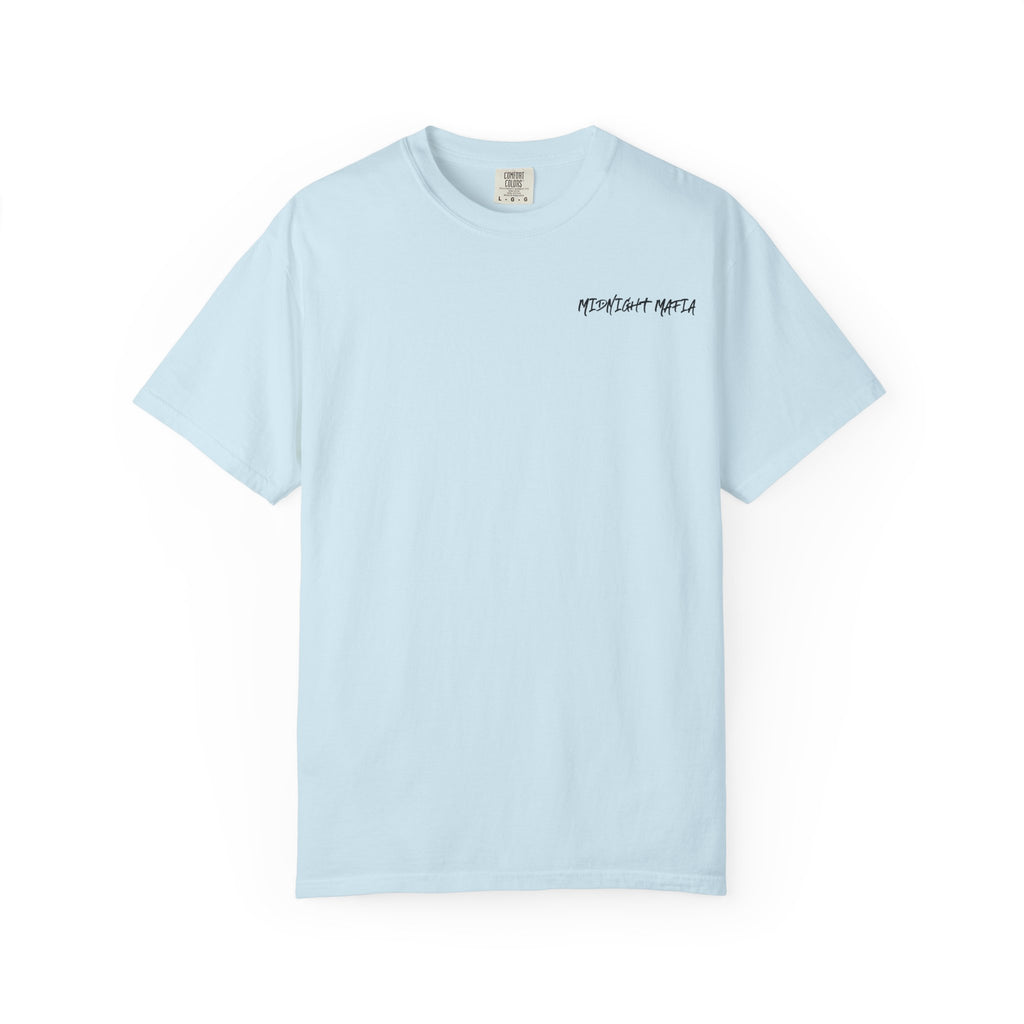 Midnight Mafia Graphic T-Shirt — Vintage Hat & Pistons Design