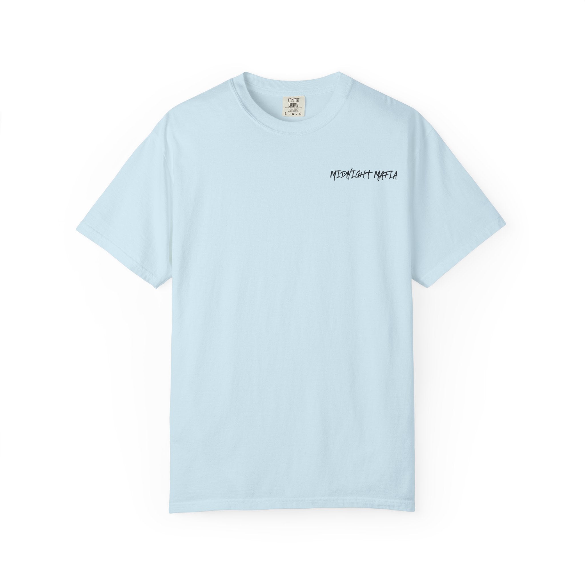 Midnight Mafia Graphic T-Shirt — Vintage Hat & Pistons Design