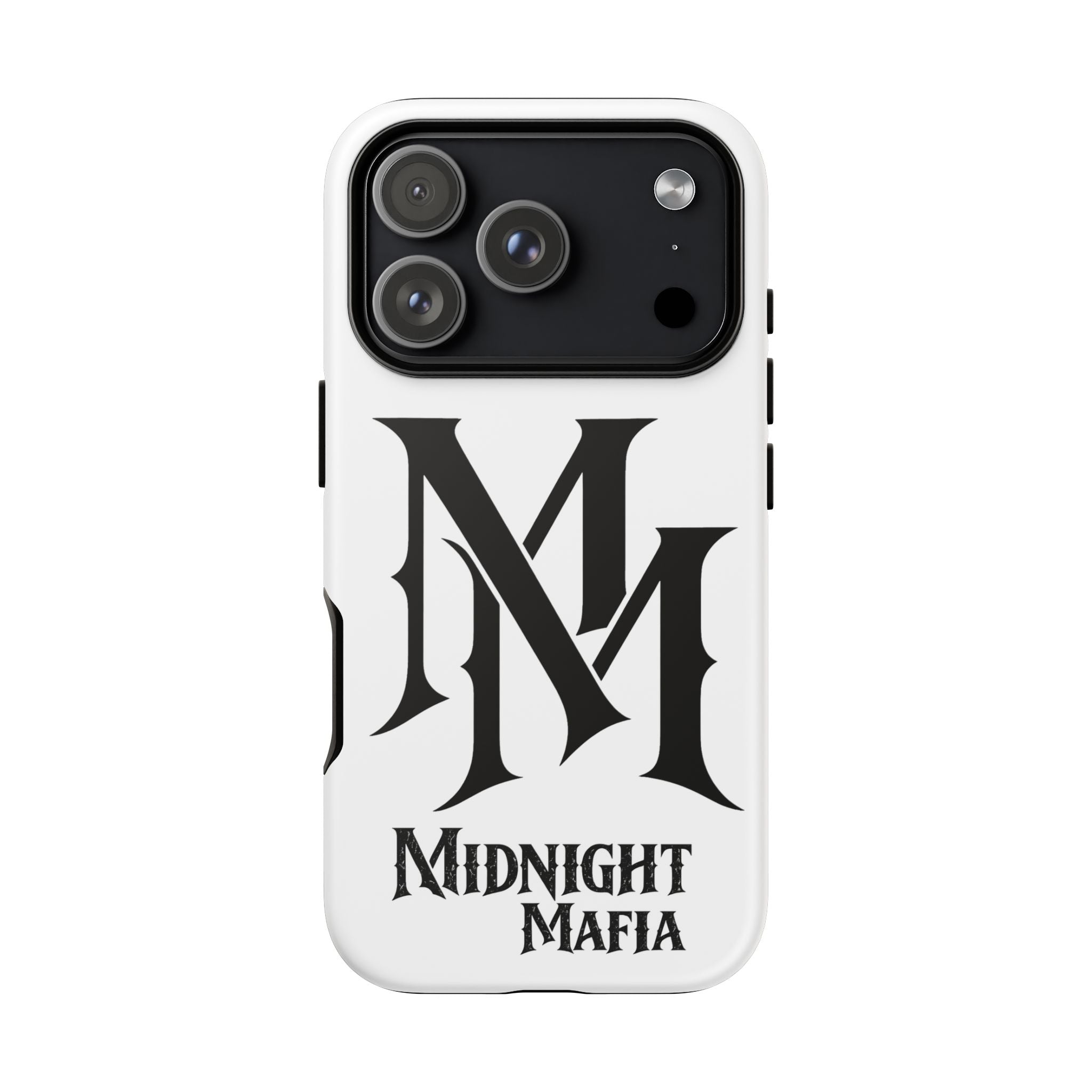 Midnight Mafia Phone Case — "MM" Monogram Protective iPhone Cover