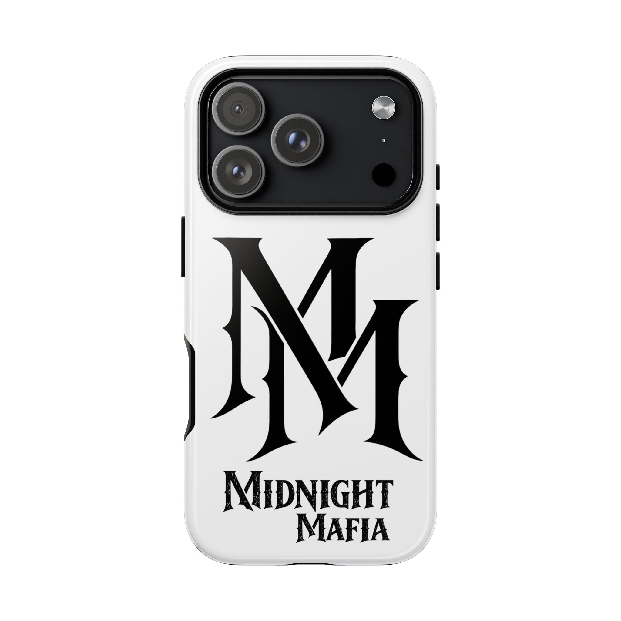 Midnight Mafia Phone Case — "MM" Monogram Protective iPhone Cover