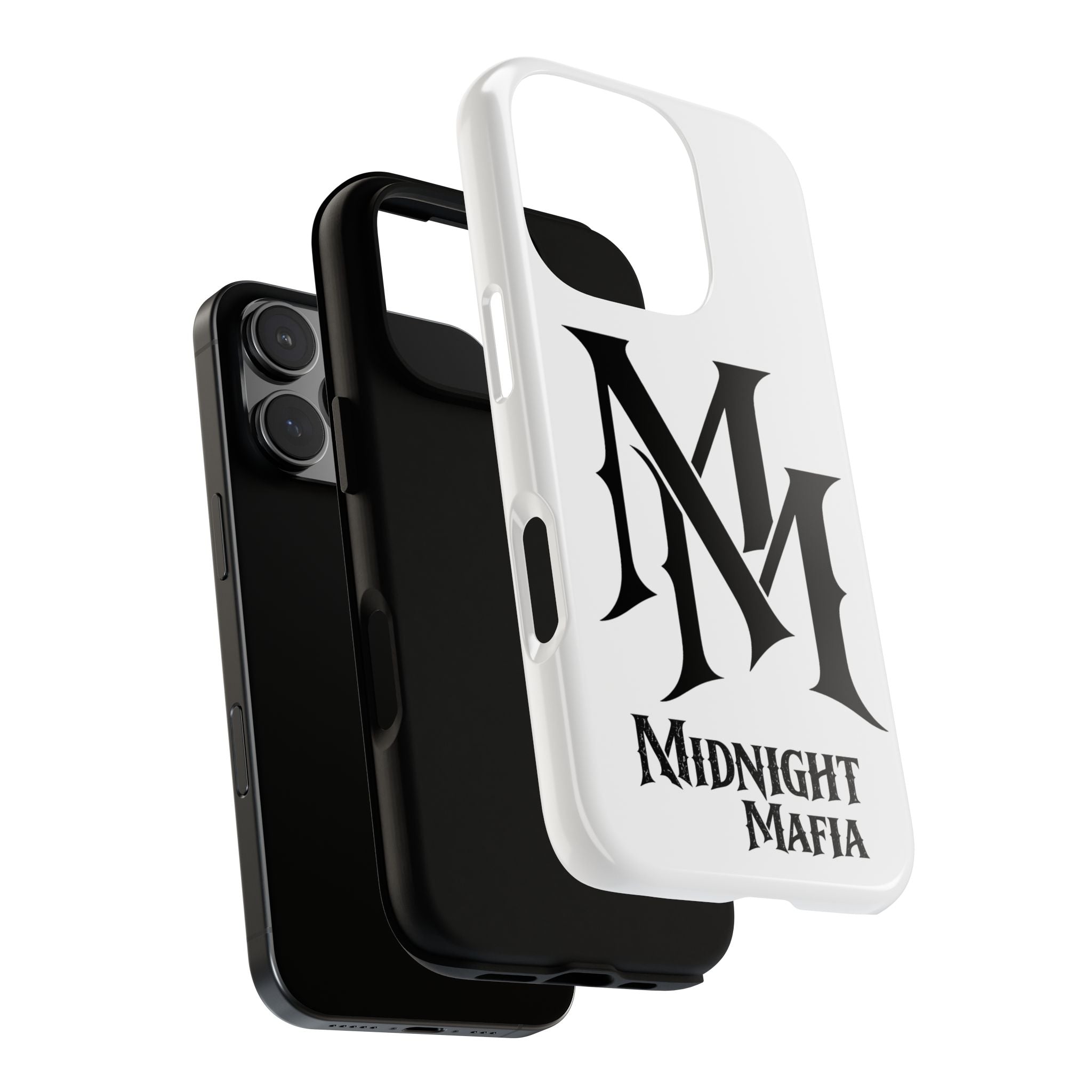 Midnight Mafia Phone Case — "MM" Monogram Protective iPhone Cover