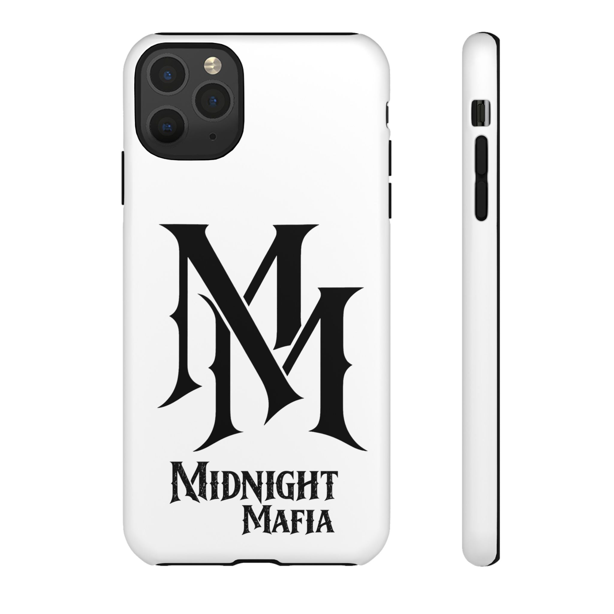 Midnight Mafia Phone Case — "MM" Monogram Protective iPhone Cover