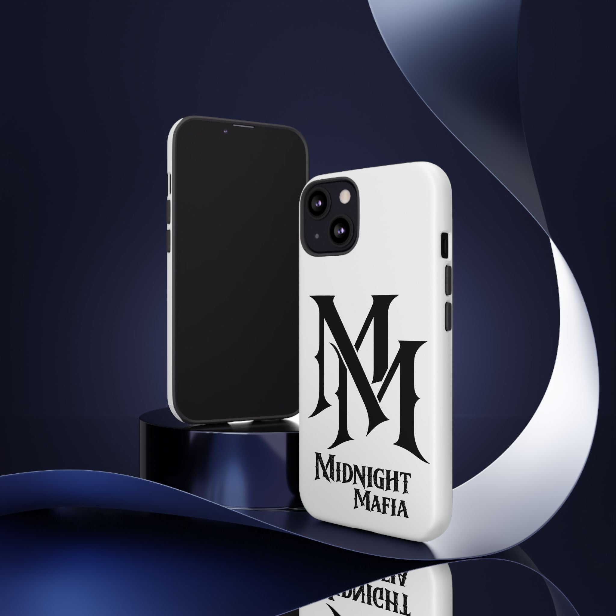 Midnight Mafia Phone Case — "MM" Monogram Protective iPhone Cover