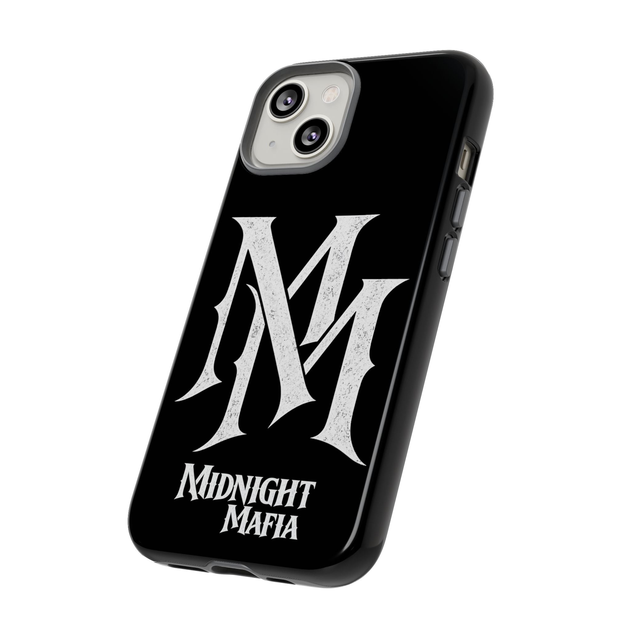 Midnight Mafia Phone Case - Black Protective iPhone Cover with MM Logo