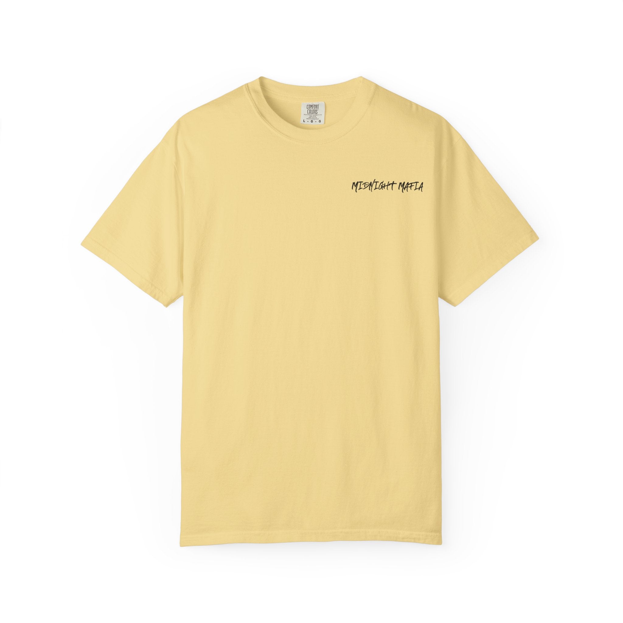 Midnight Mafia Graphic T-Shirt — Vintage Hat & Pistons Design