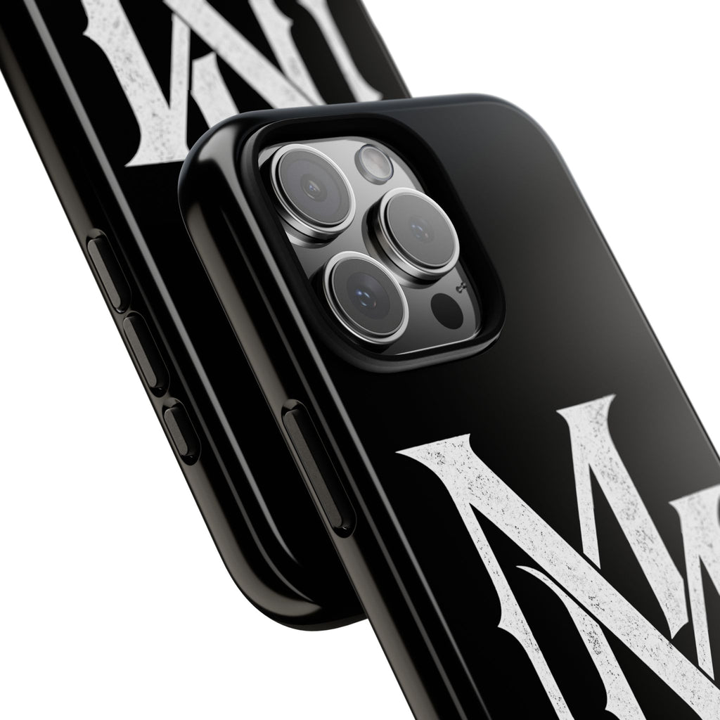Midnight Mafia Phone Case - Black Protective iPhone Cover with MM Logo