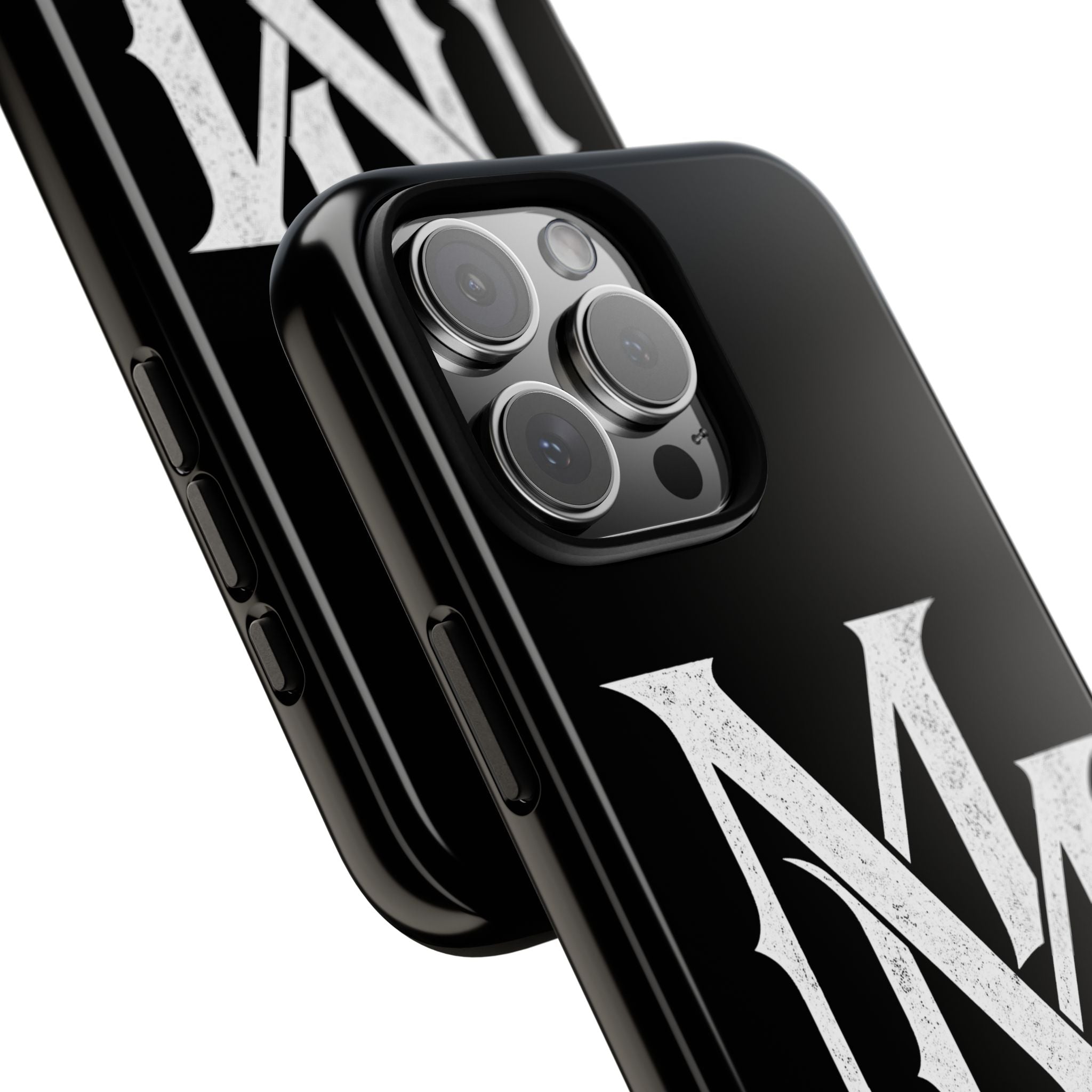 Midnight Mafia Phone Case - Black Protective iPhone Cover with MM Logo