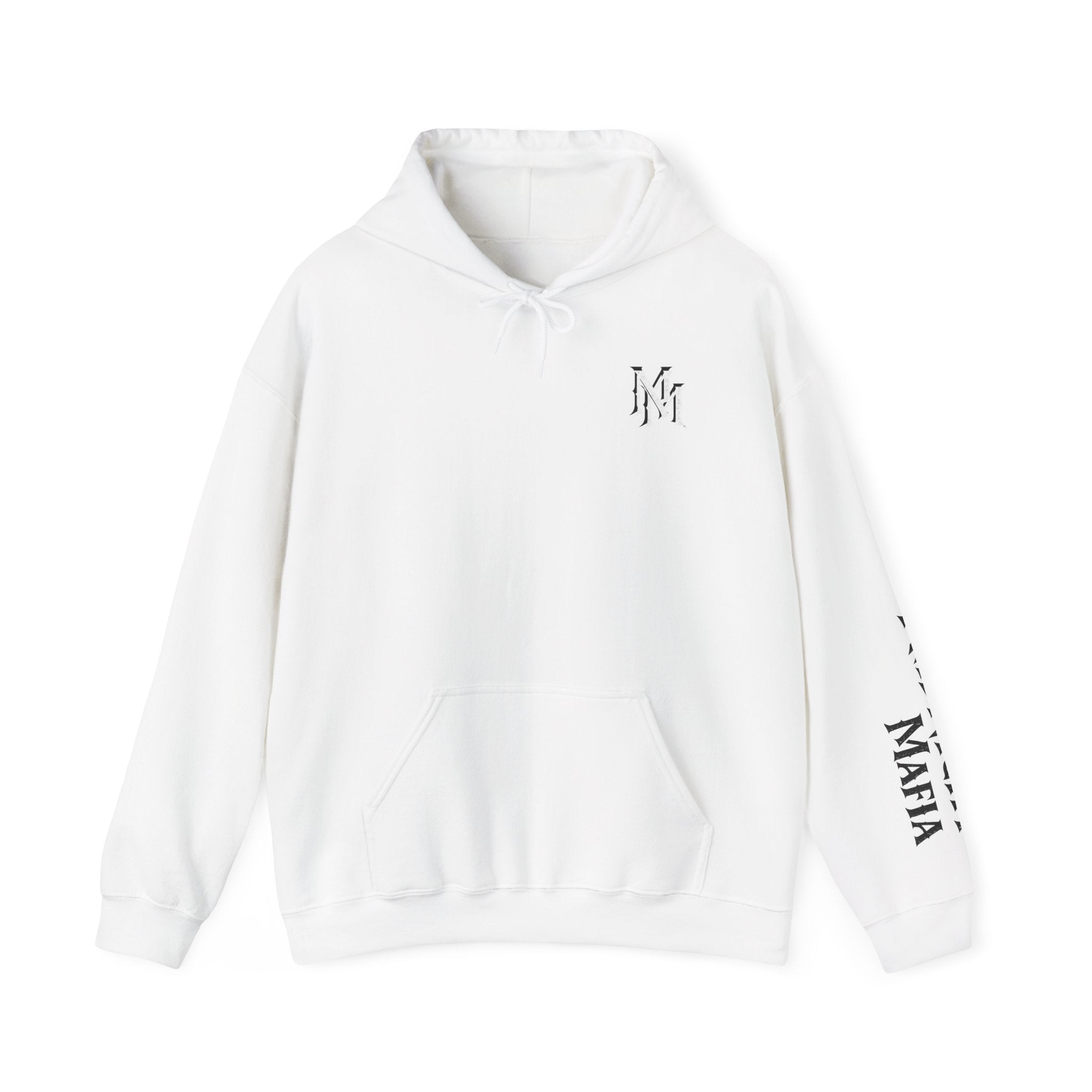 Hoodie — Monogram Midnight Mafia “MM” Logo Pullover W/Midnight Mafia Sleeve