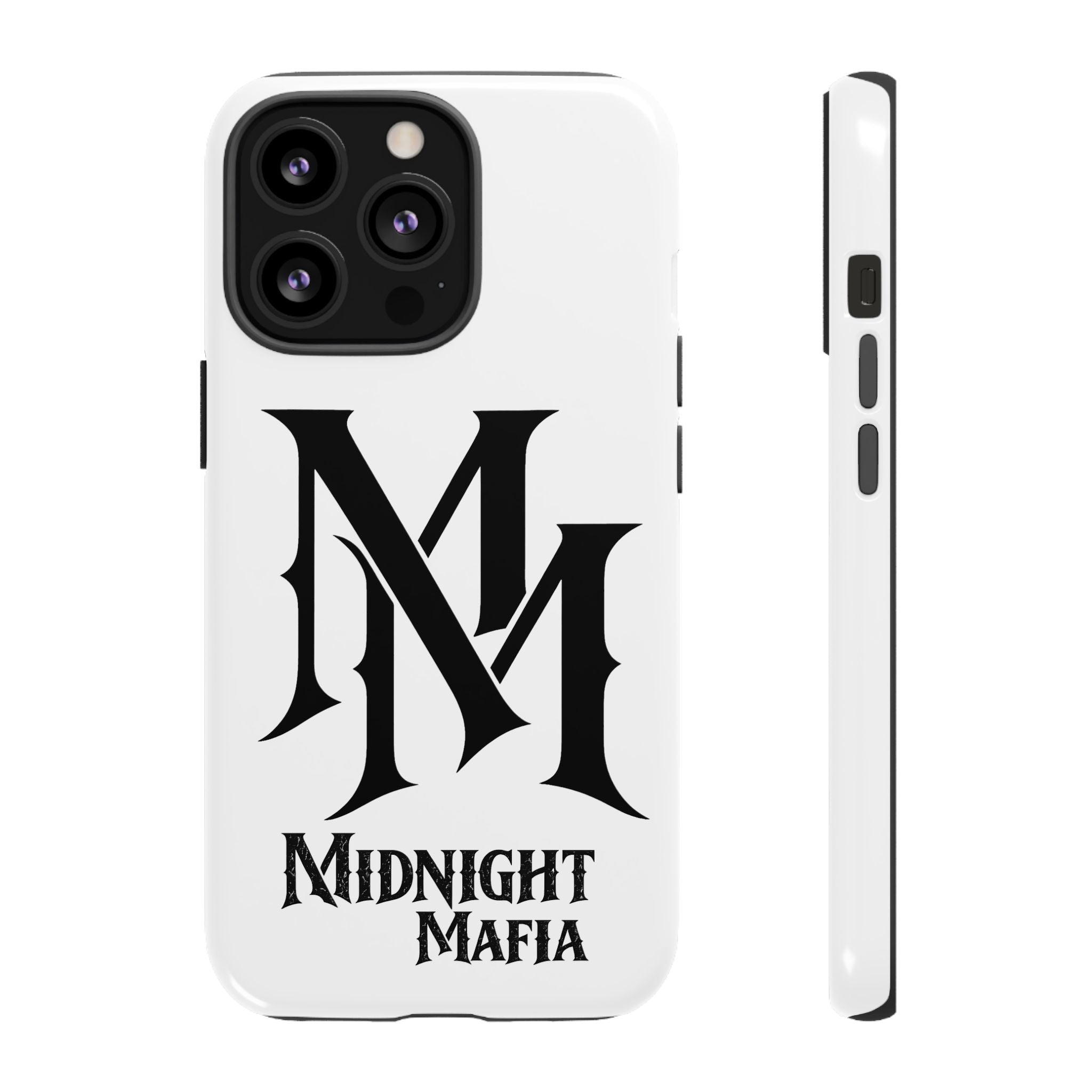 Midnight Mafia Phone Case — "MM" Monogram Protective iPhone Cover