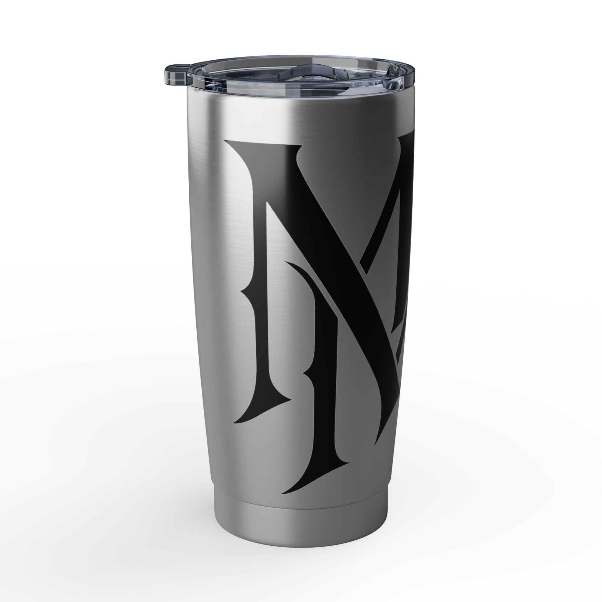 Midnight Mafia 20oz Stainless Tumbler — Insulated Travel Cup with Bold 'MM' Logo