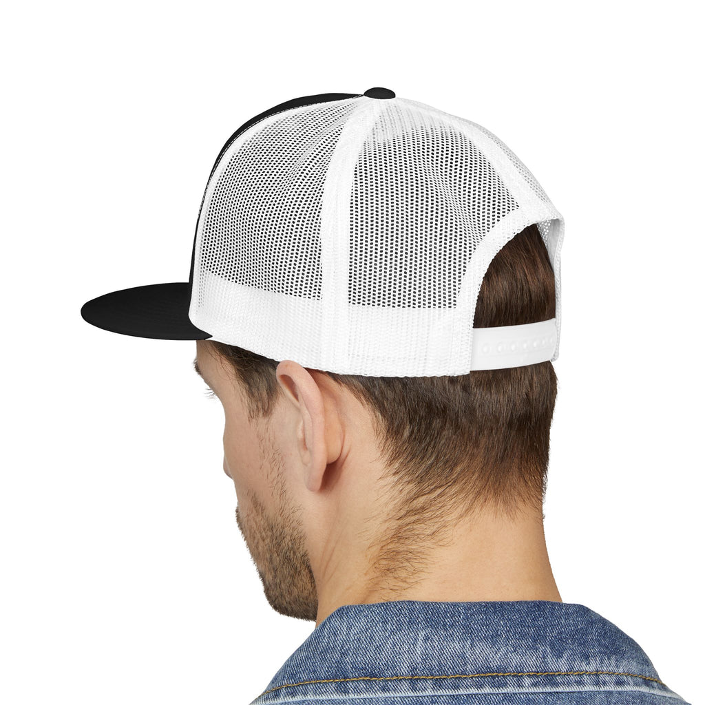 Monogram 'MM' Embroidered Trucker Cap — Classic Vintage Logo Snapback